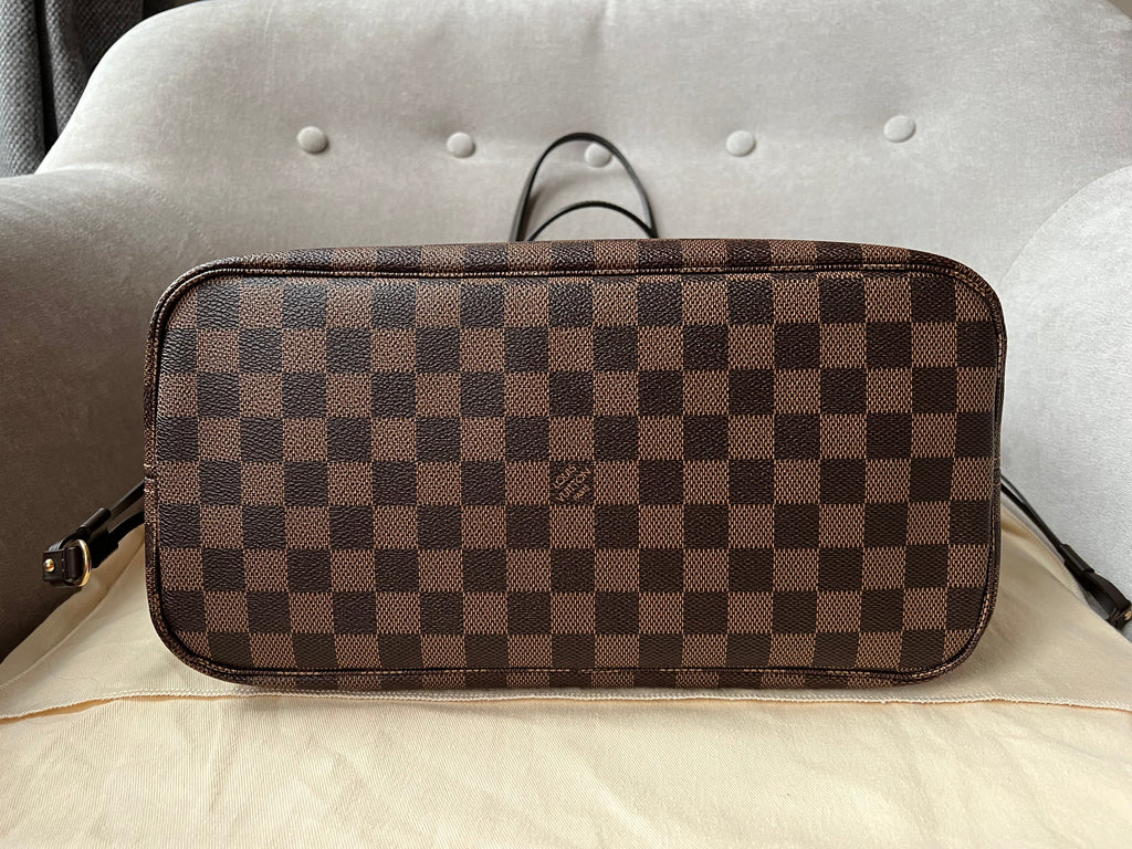 Louis Vuitton Neverfull MM Damier Ebene Rose Ballerine (RRP £1,410)