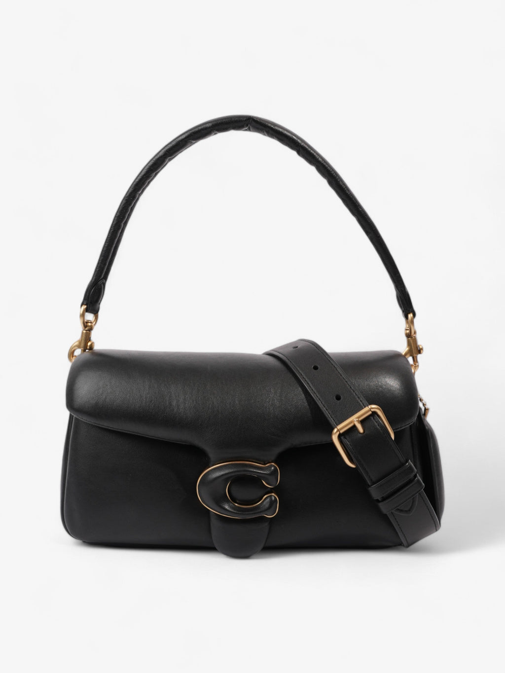 Coach Pillow Tabby Black Nappa Leather 26