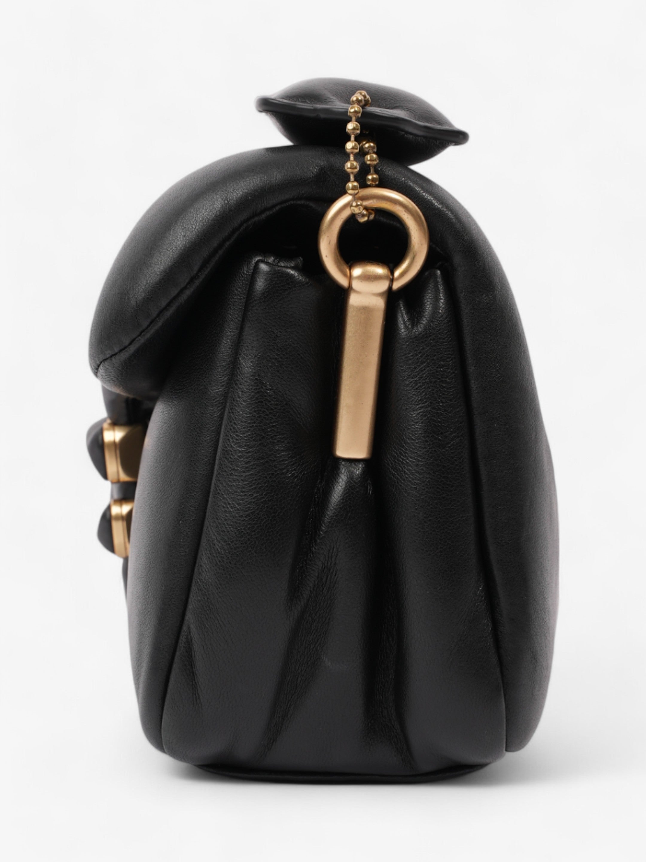 Coach Pillow Tabby Black Nappa Leather 26