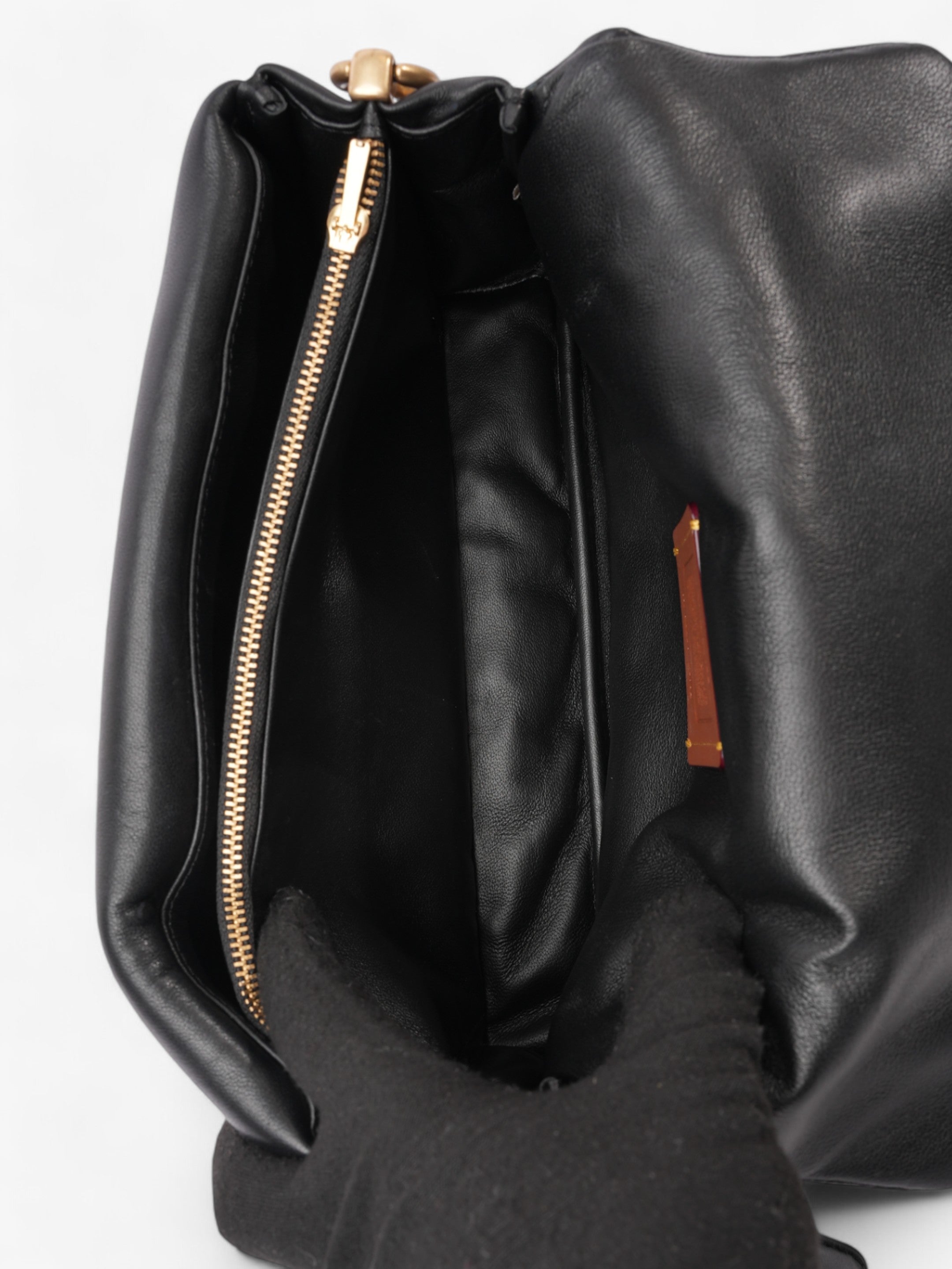Coach Pillow Tabby Black Nappa Leather 26