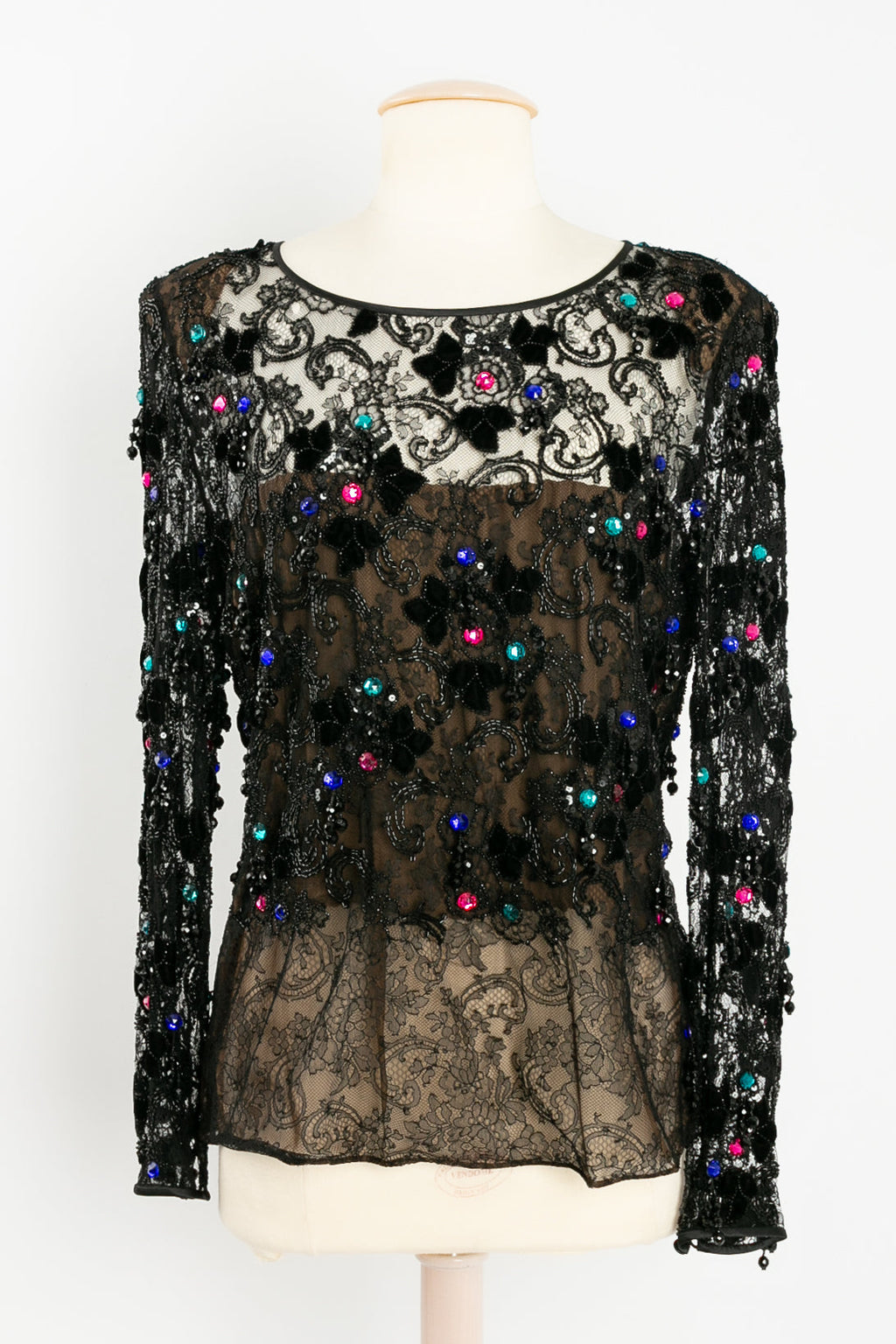 Top manches longues Adrienne Haute Couture.