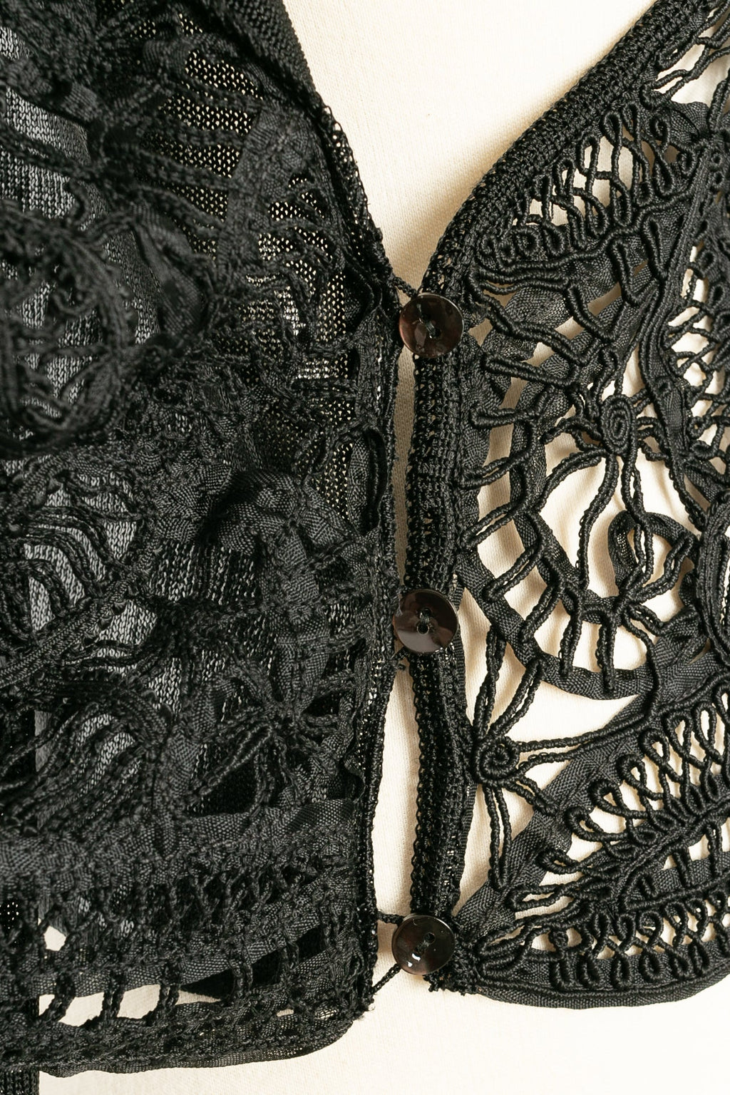 Top manches longues Adrienne Haute Couture.
