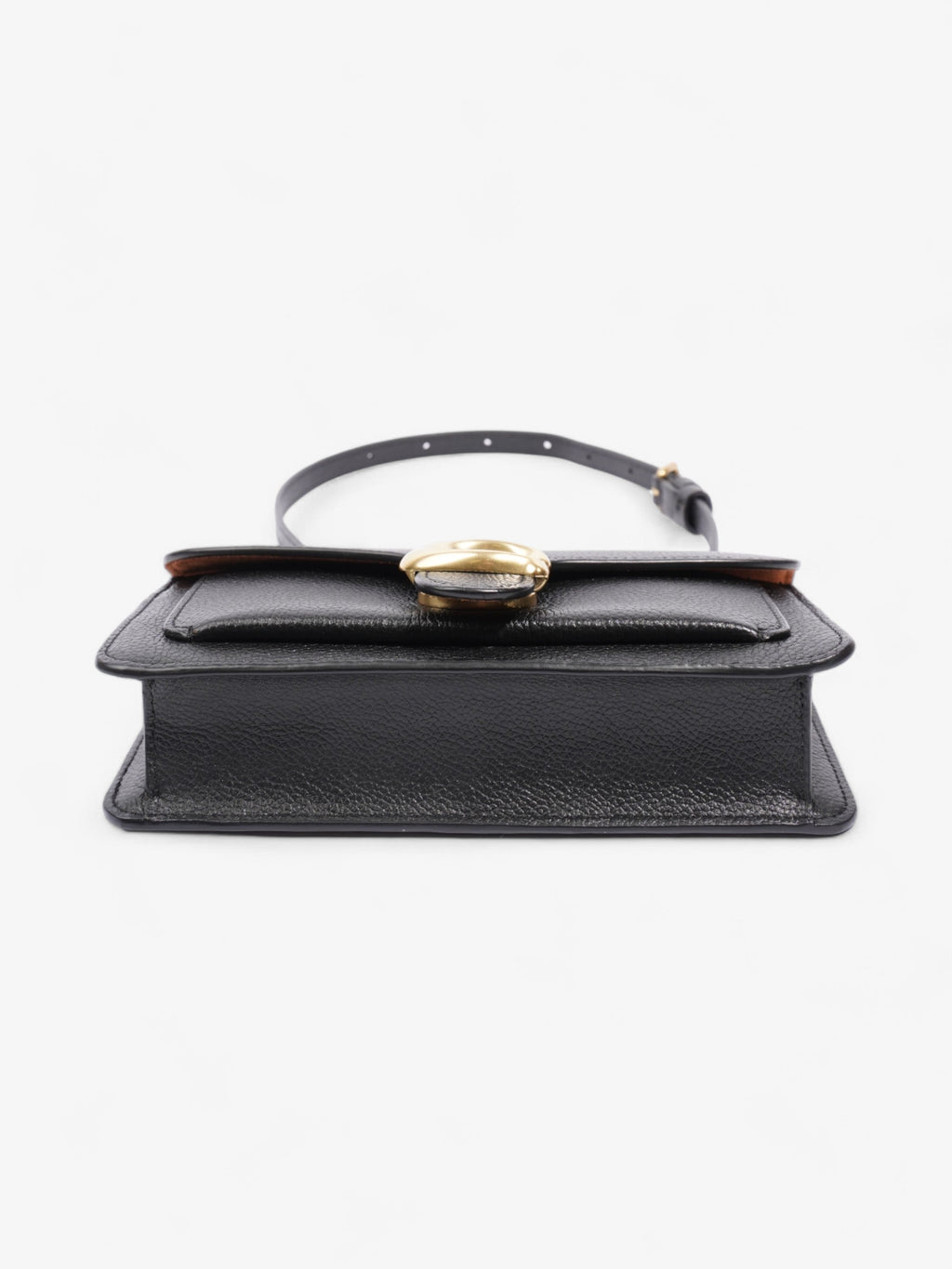 Coach Tabby Chain Clutch Black Leather