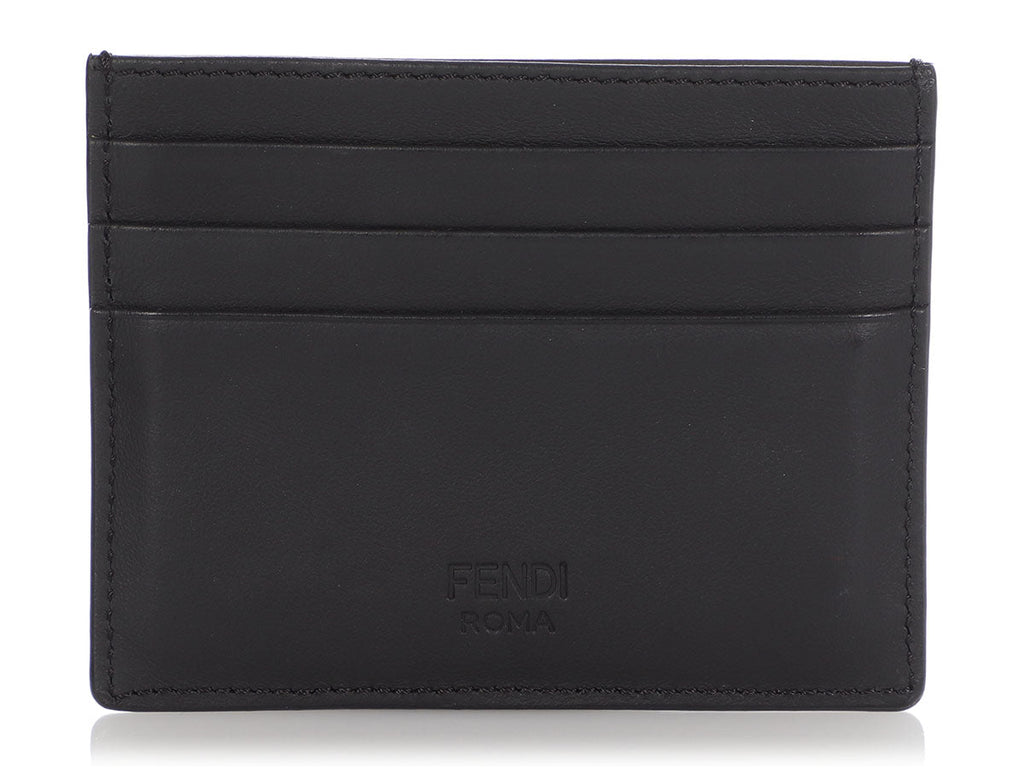 Fendi Black Monster Card Case