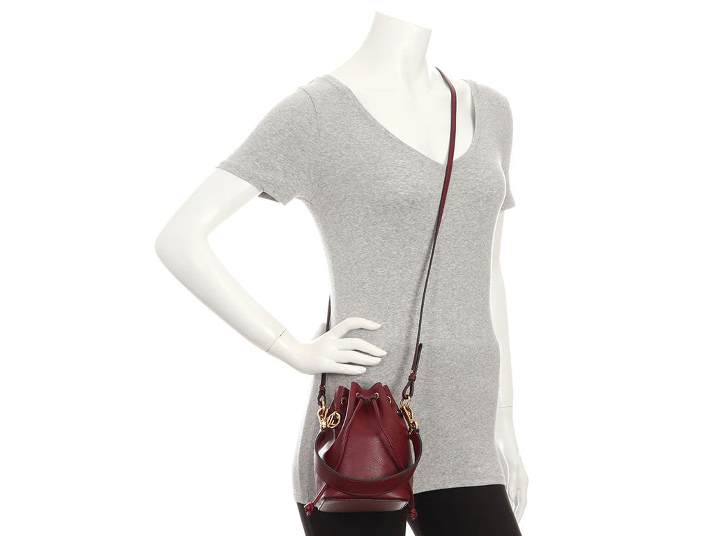 Fendi Mini Red Calfskin Mon TrÃ©sor