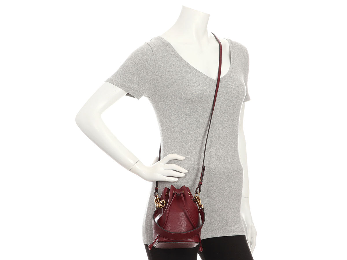 Fendi Mini Red Calfskin Mon TrÃ©sor