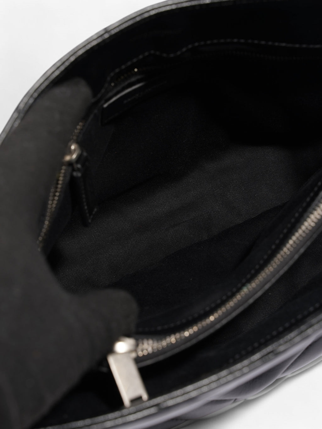 Saint Laurent Lou Lou Black Calfskin Leather Medium