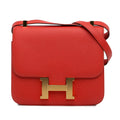 HermÃƒÆ’Ã‚Â¨s Constance 24 Red Epsom Gold