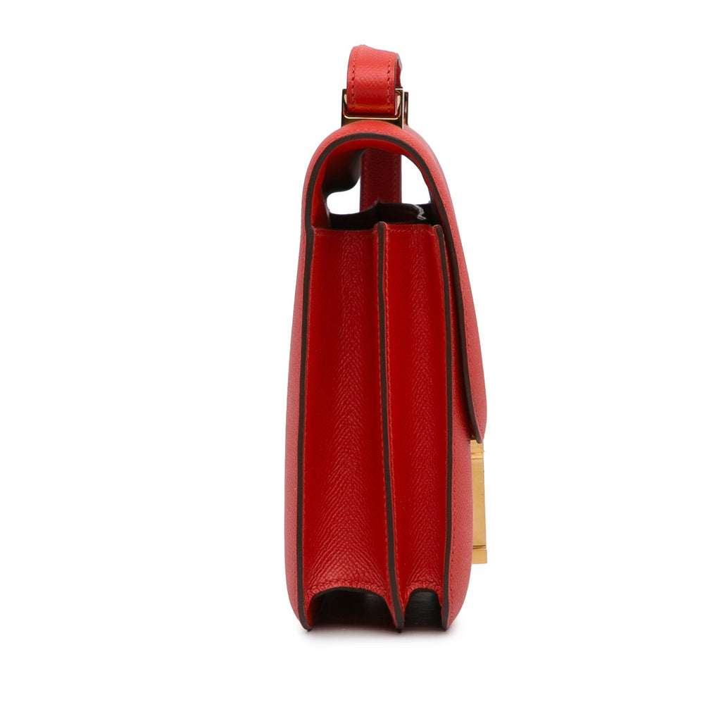 HermÃƒÆ’Ã‚Â¨s Constance 24 Red Epsom Gold