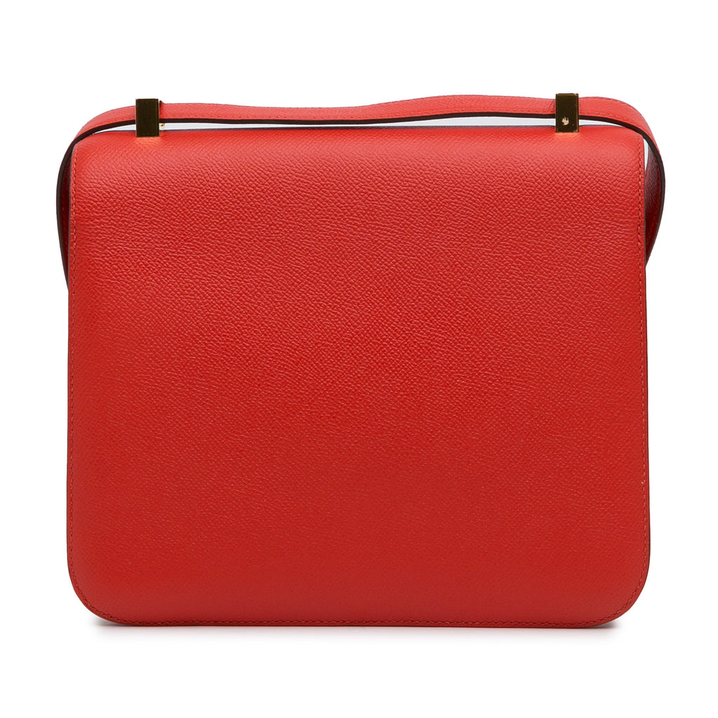 HermÃƒÆ’Ã‚Â¨s Constance 24 Red Epsom Gold