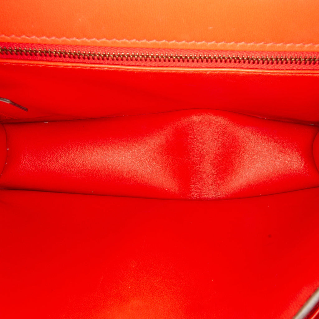 HermÃƒÆ’Ã‚Â¨s Constance 24 Red Epsom Gold