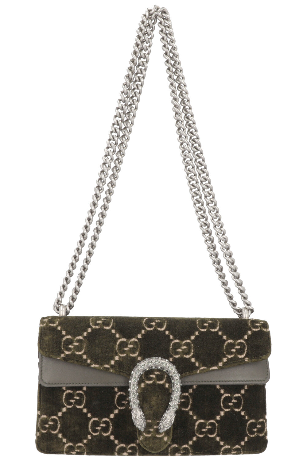 GUCCI Small Dionysus Bag Velvet Green