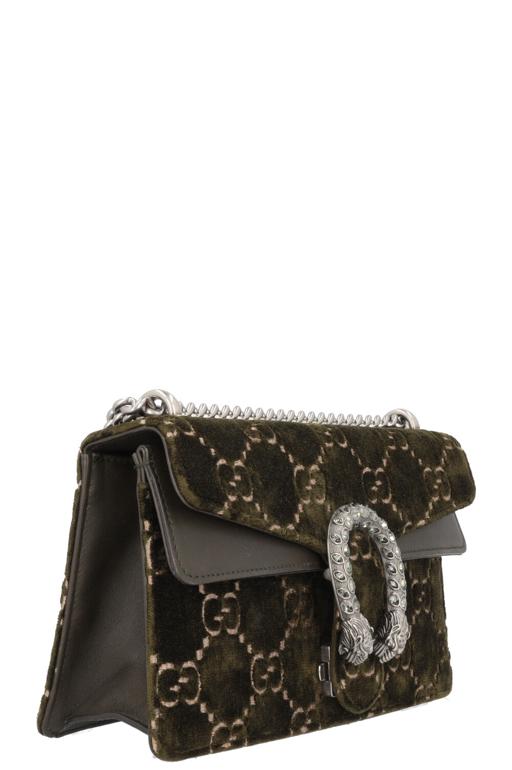 GUCCI Small Dionysus Bag Velvet Green