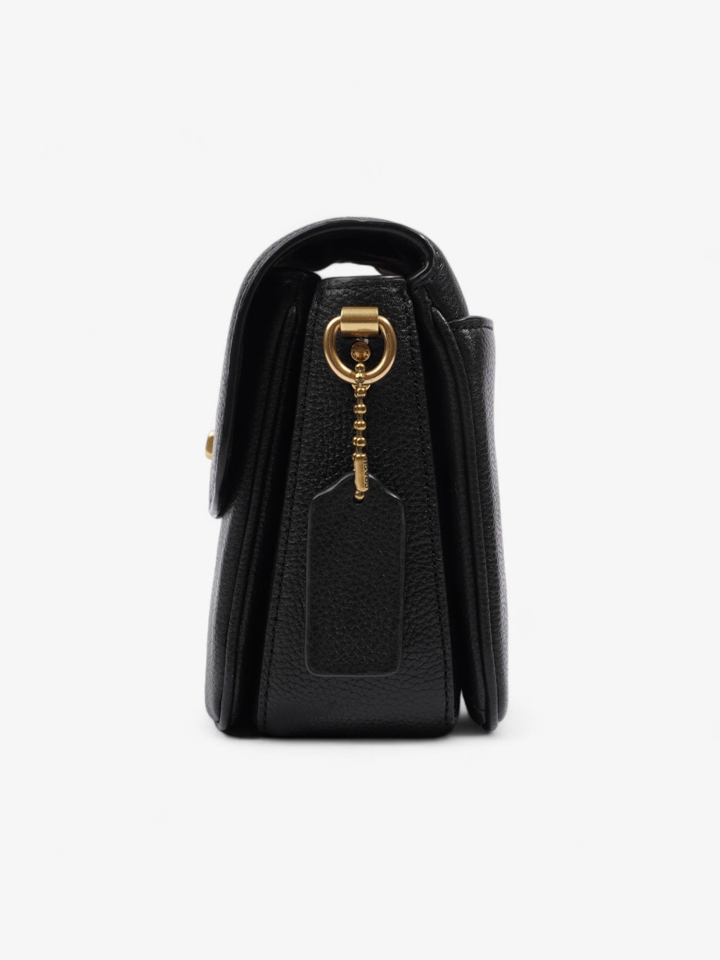 Coach Cassie Black Pebbled Leather 19
