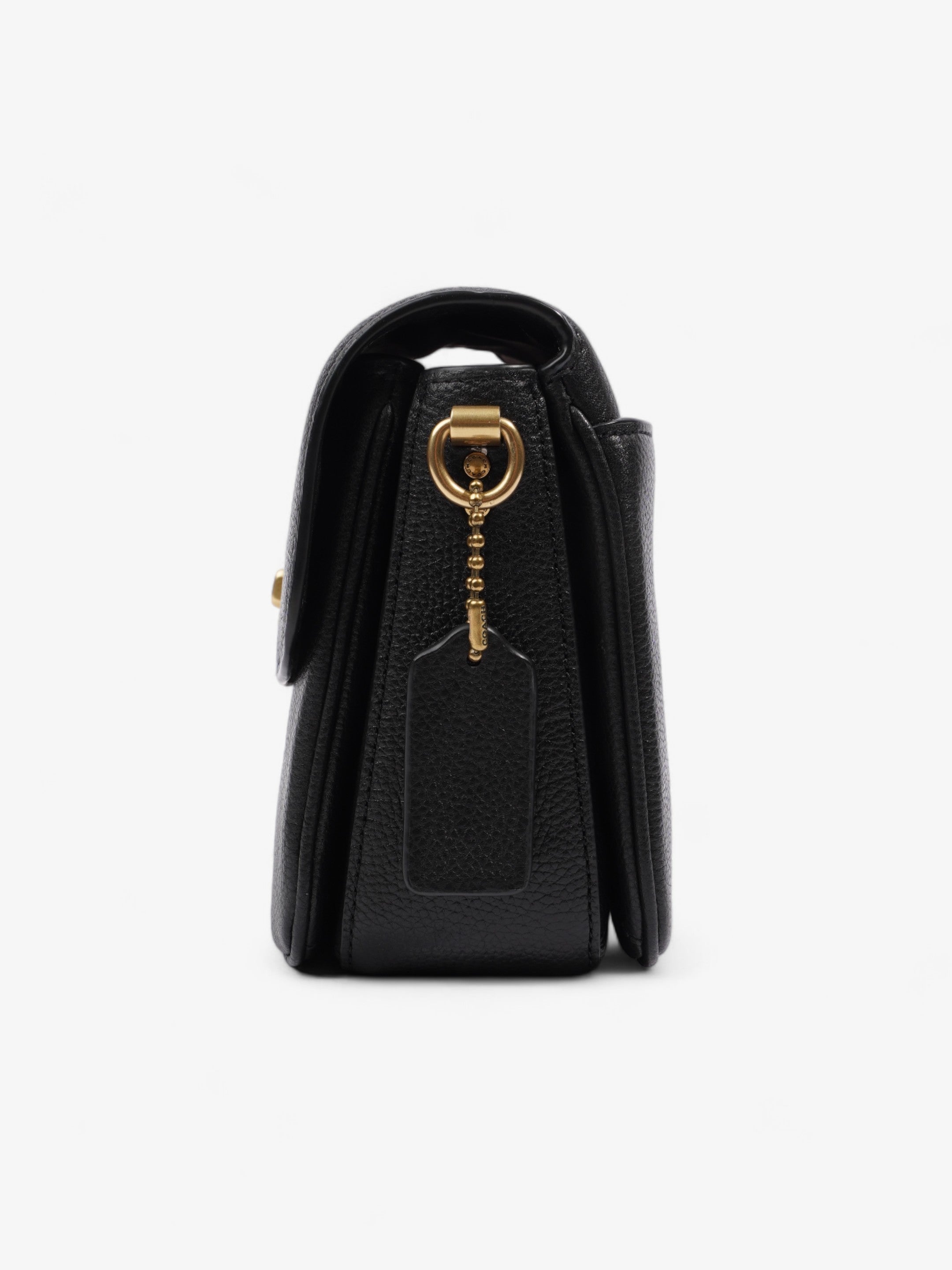 Coach Cassie Black Pebbled Leather 19