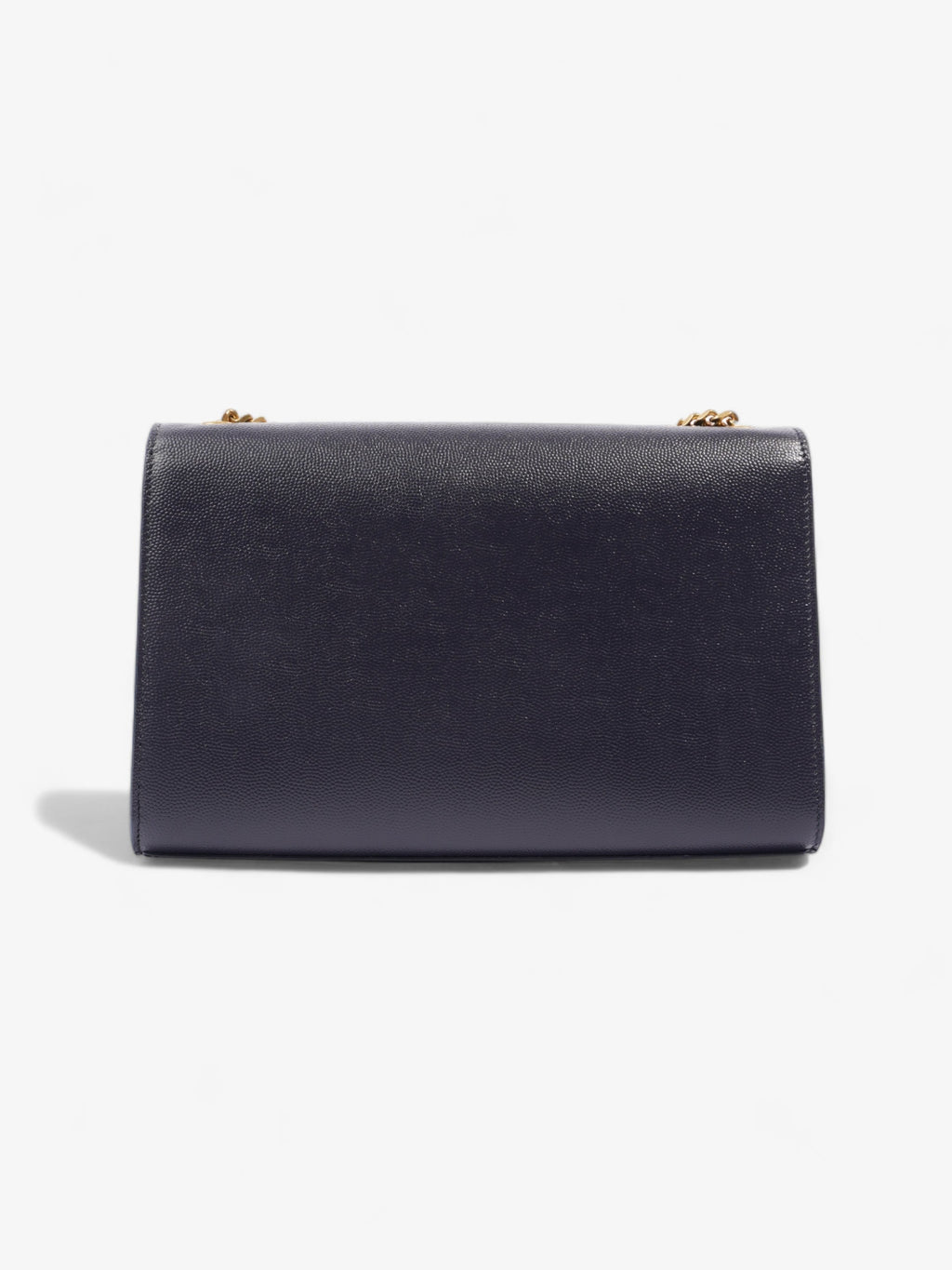 Saint Laurent Kate Navy Blue Leather Medium