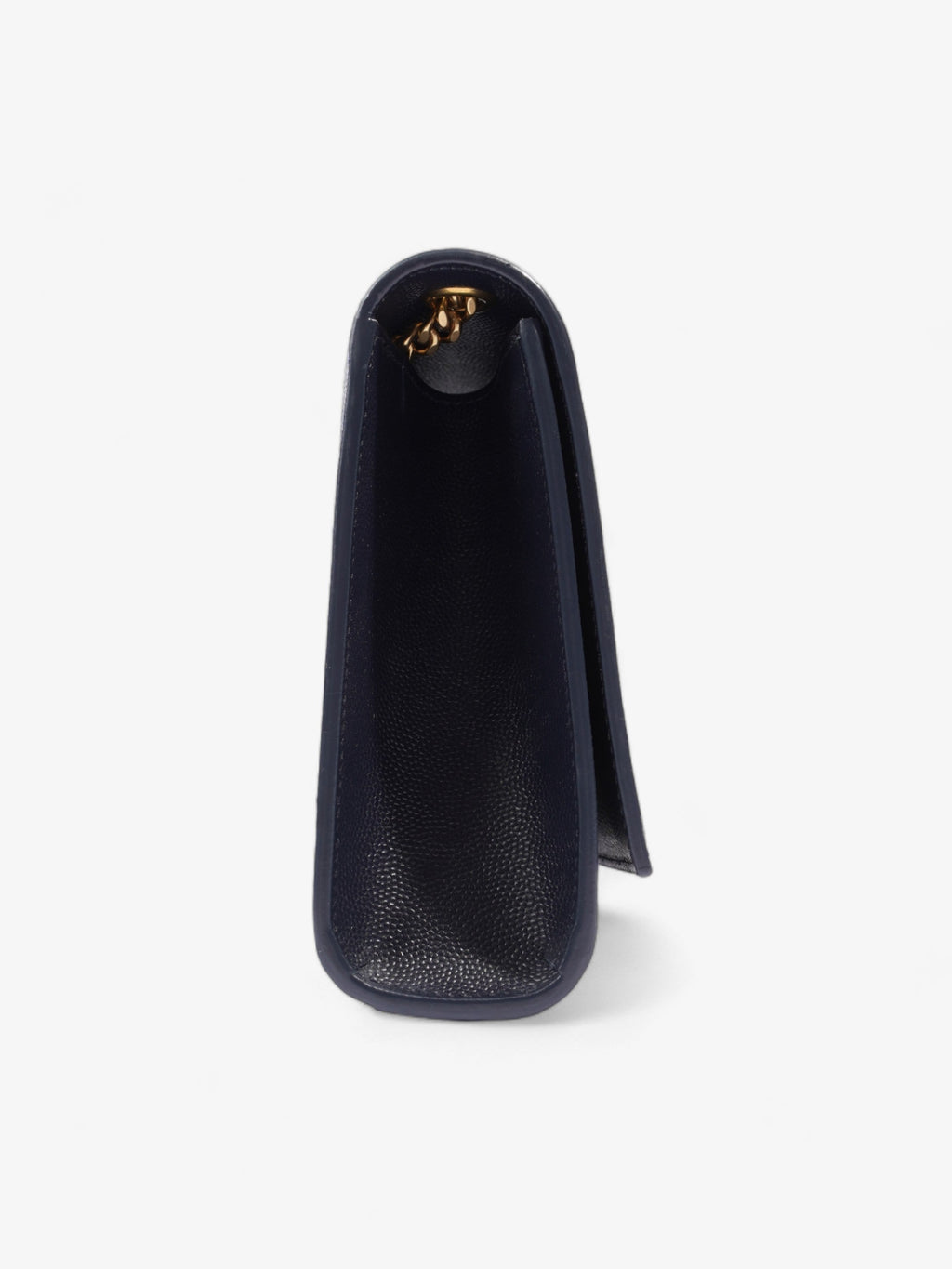 Saint Laurent Kate Navy Blue Leather Medium