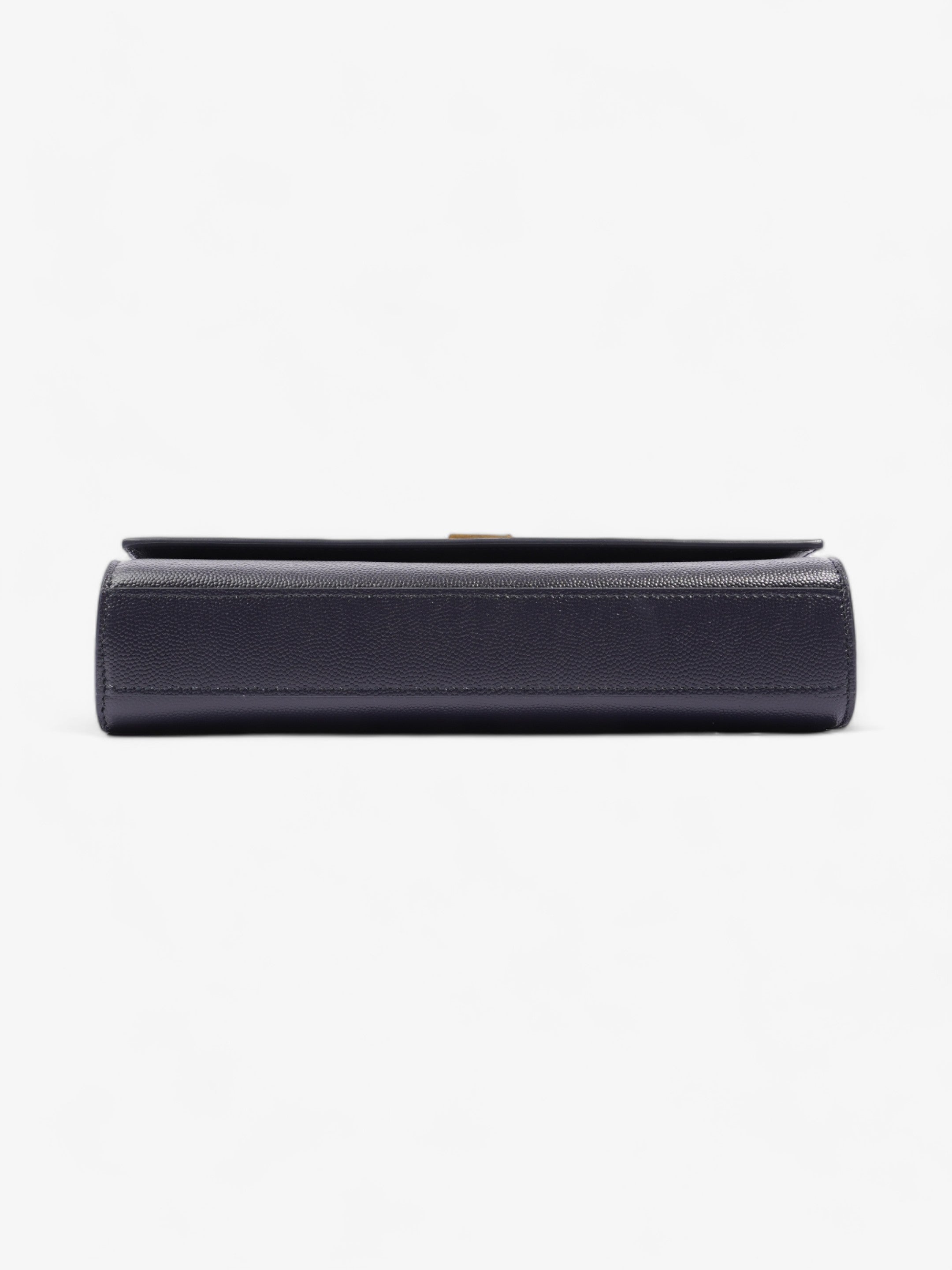 Saint Laurent Kate Navy Blue Leather Medium