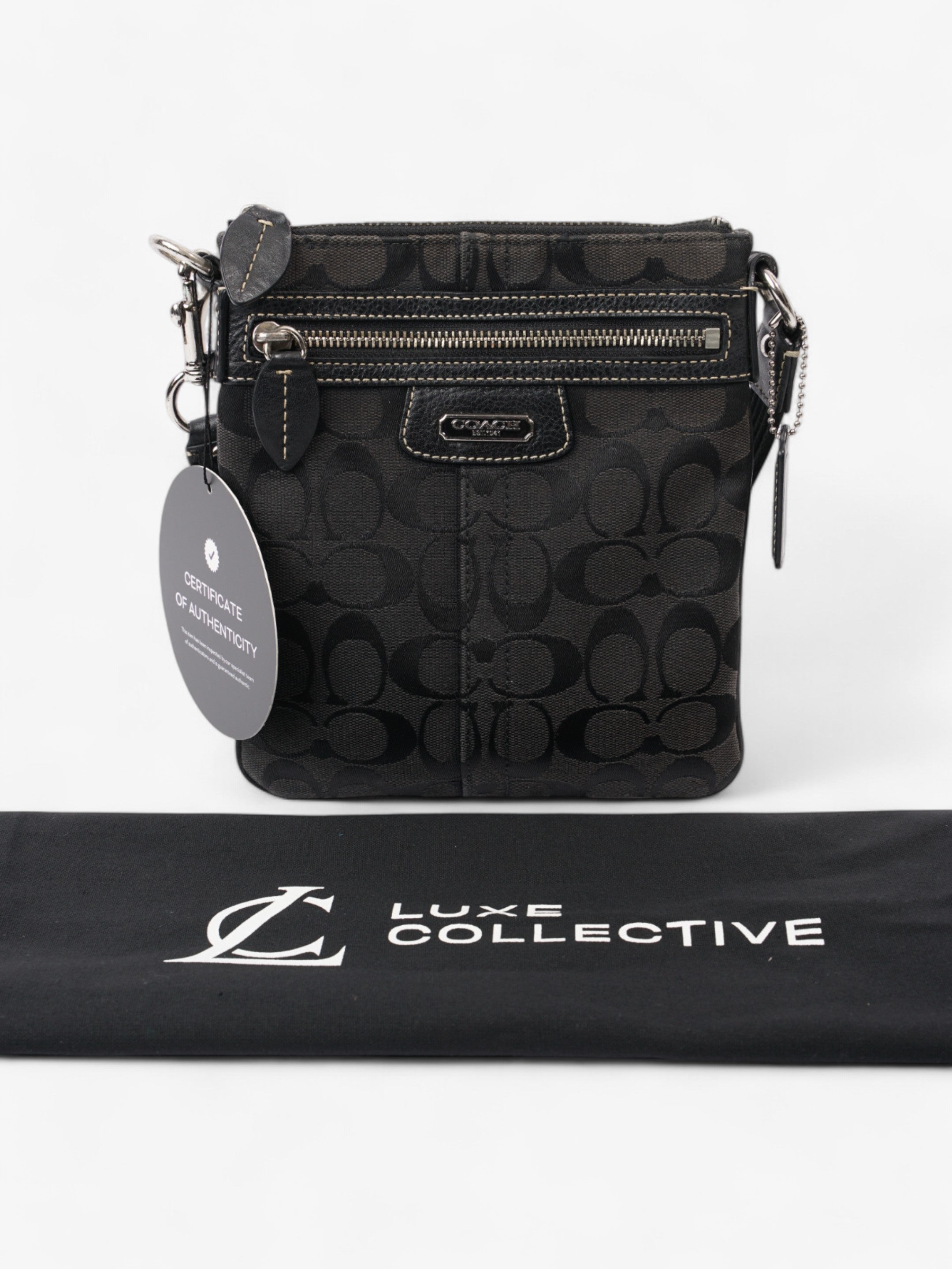 Coach Penelope Black Canvas