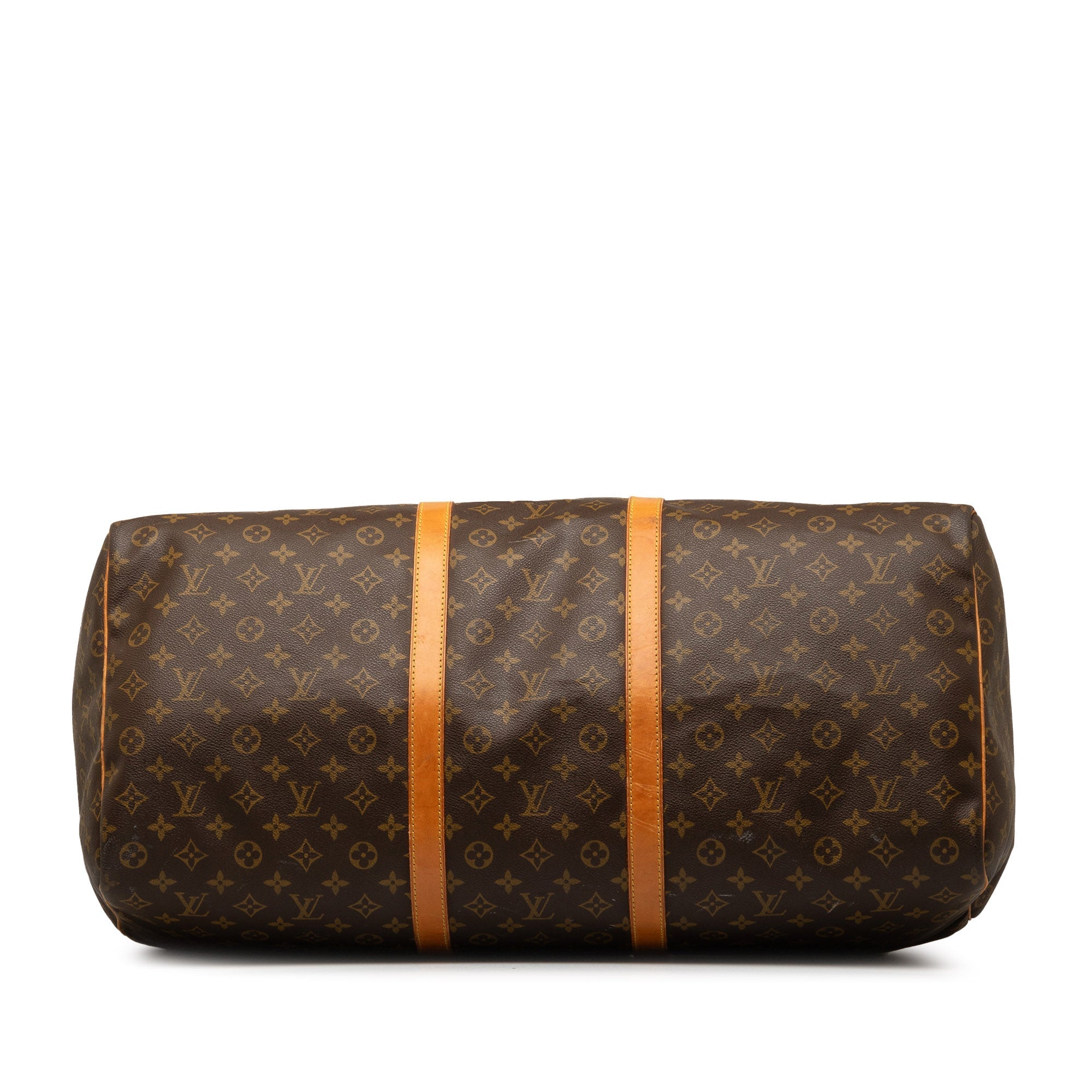 Brown Louis Vuitton Monogram Keepall 60 Travel Bag