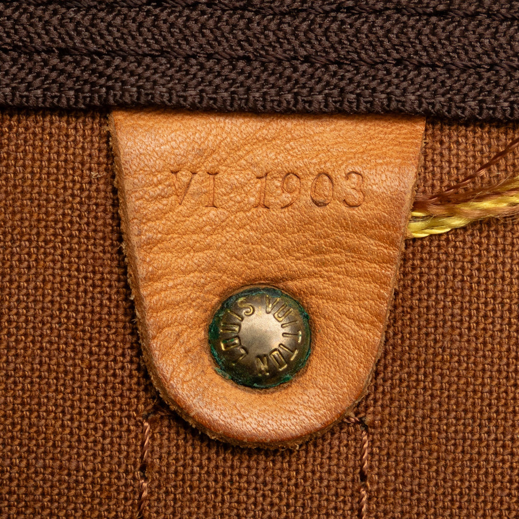 Brown Louis Vuitton Monogram Keepall 60 Travel Bag