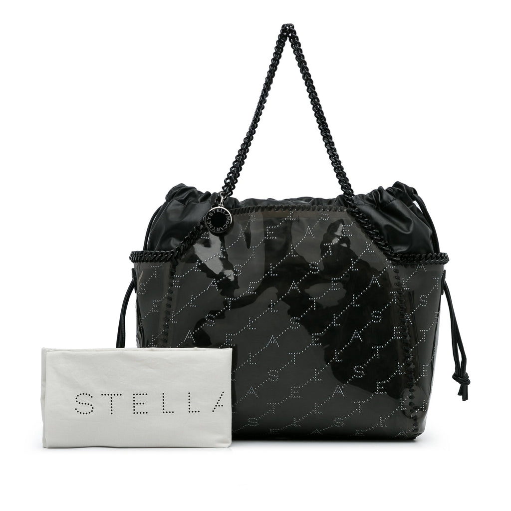 Black Stella McCartney Falabella PVC Tote