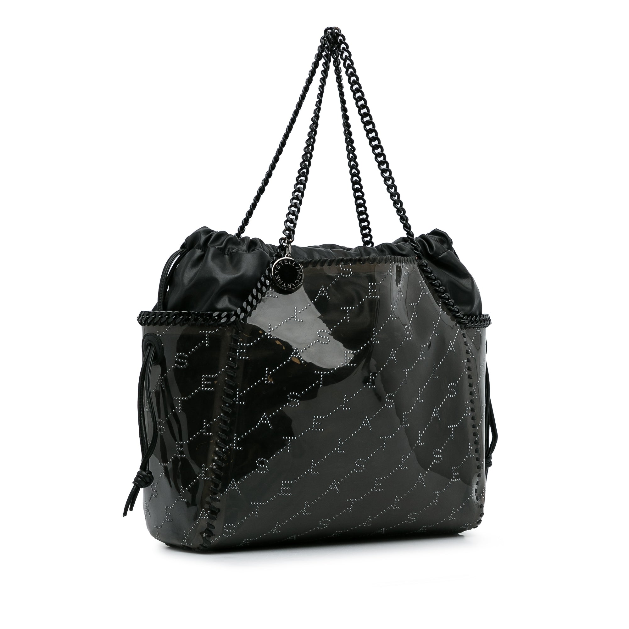 Black Stella McCartney Falabella PVC Tote