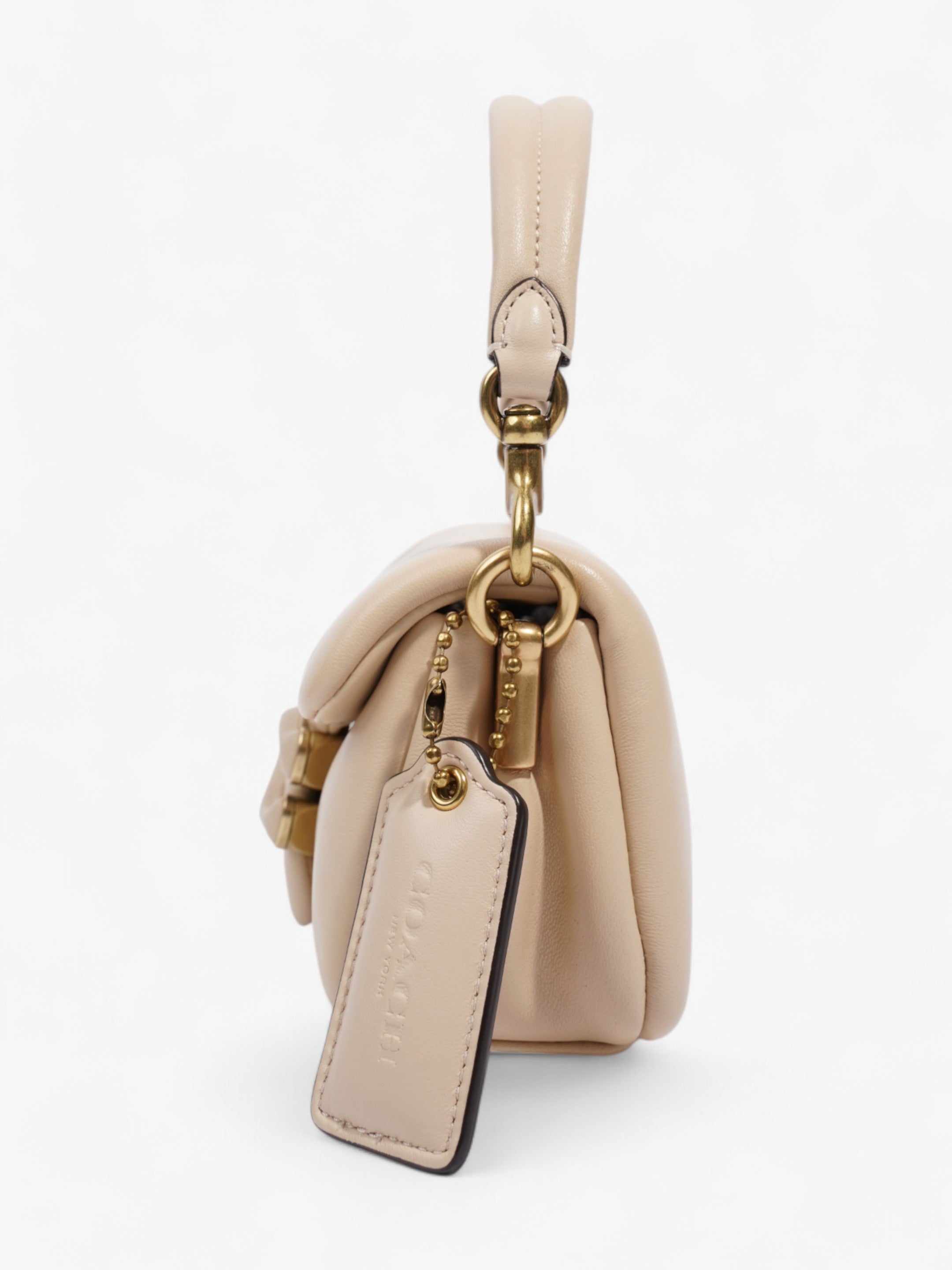 Coach Pillow Tabby Cream Nappa Leather 18