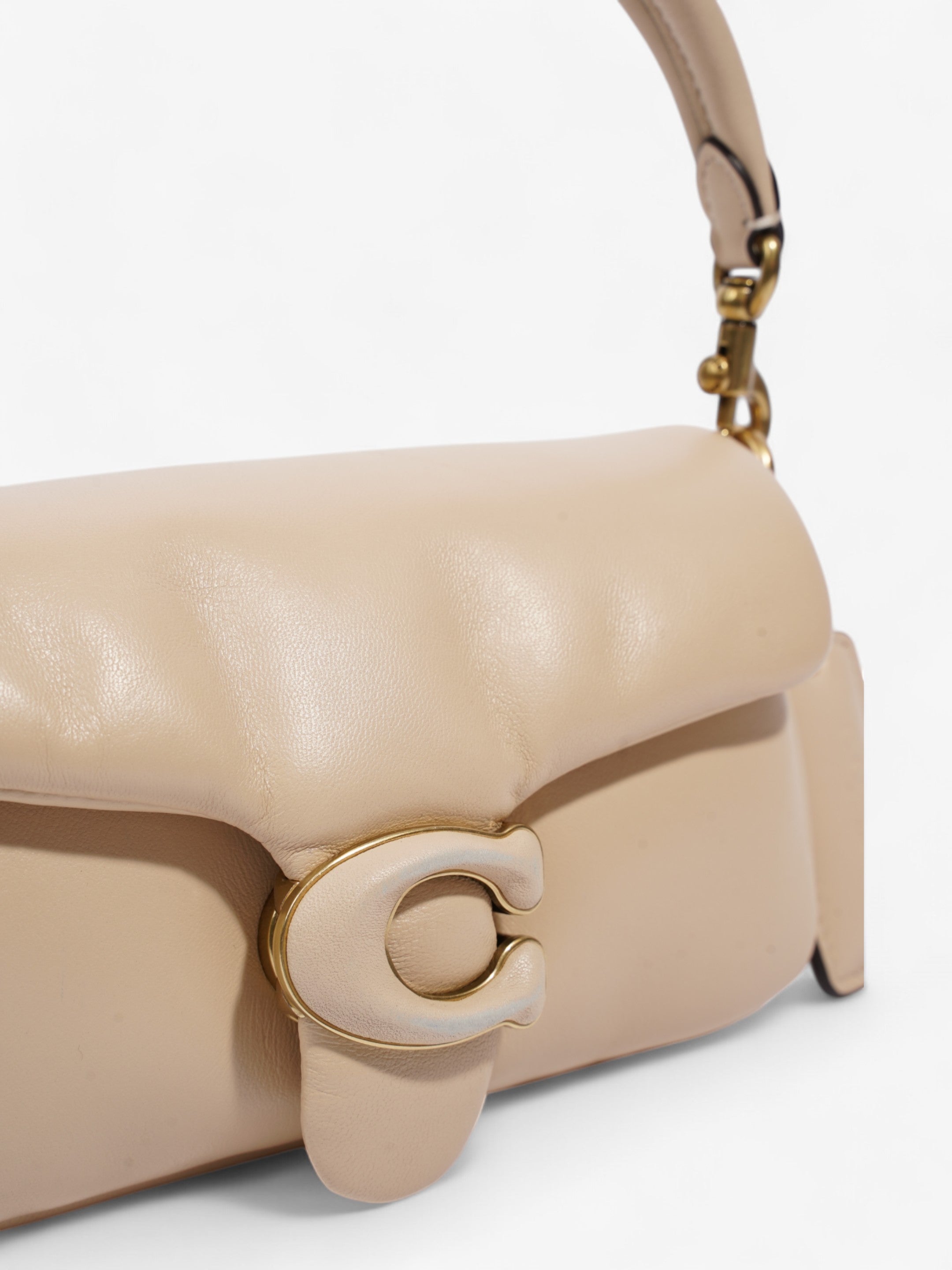 Coach Pillow Tabby Cream Nappa Leather 18