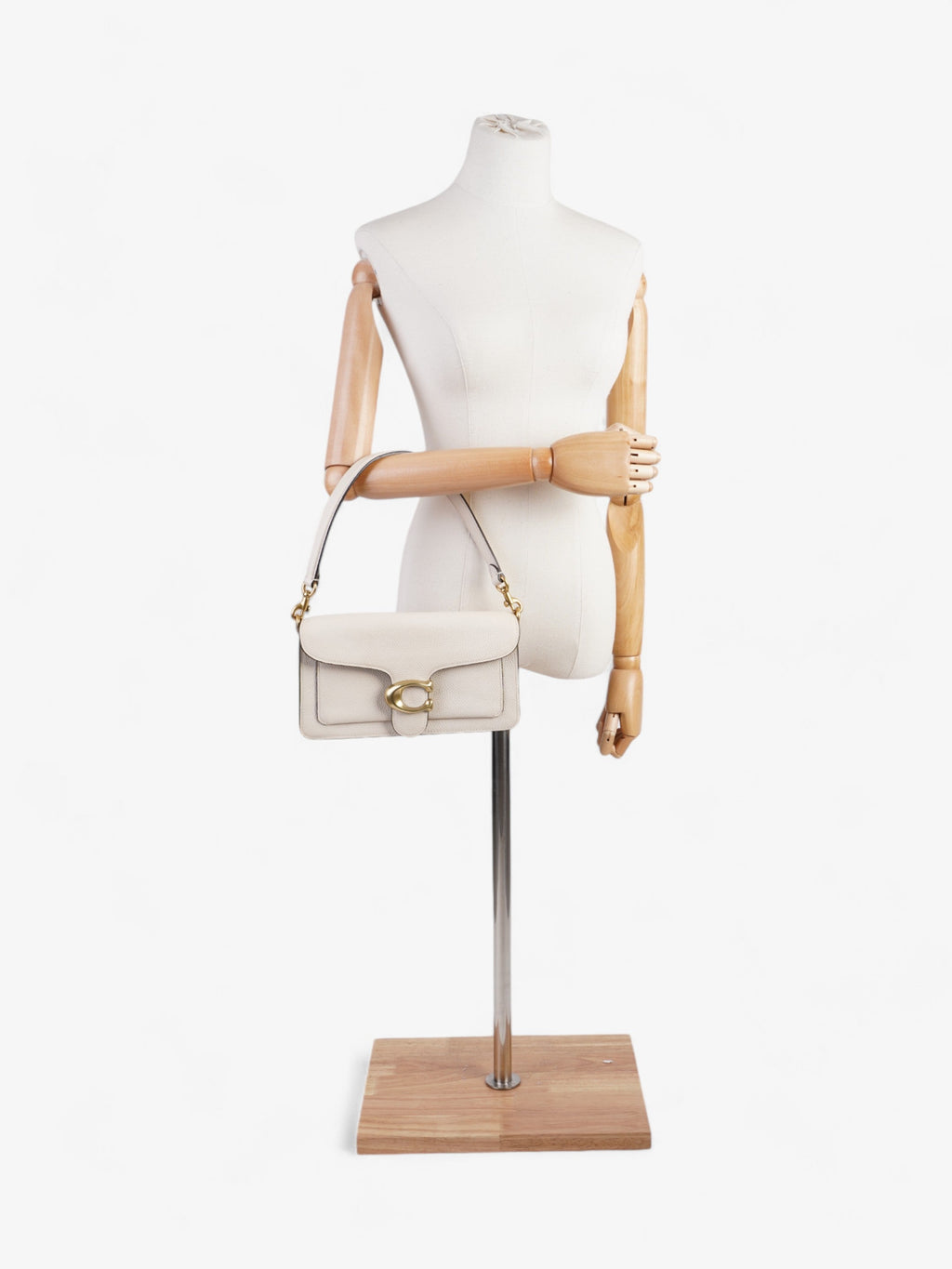 Coach Tabby White Leather 26