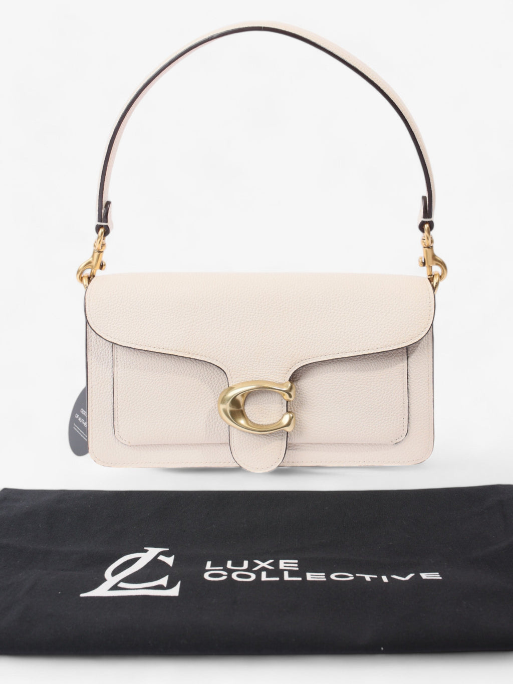 Coach Tabby White Leather 26