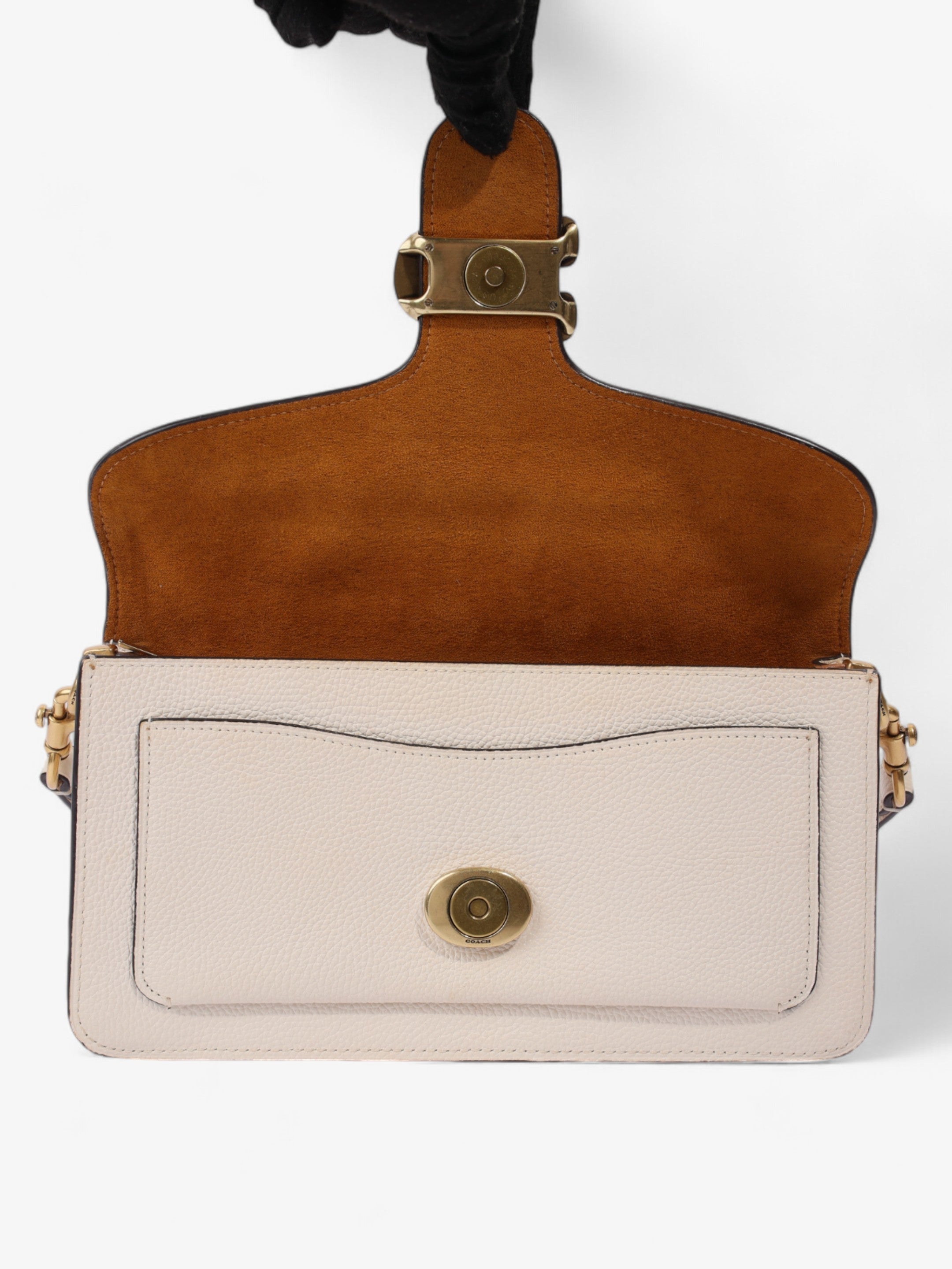 Coach Tabby White Leather 26