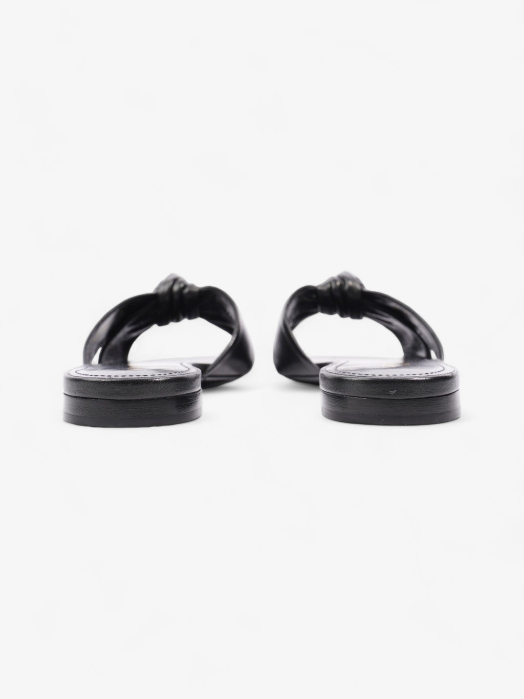 Saint Laurent Bianca Sandals Black Leather EU 39 UK 6