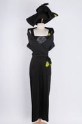 Ensemble en coton Chantal Thomass Printemps 1988