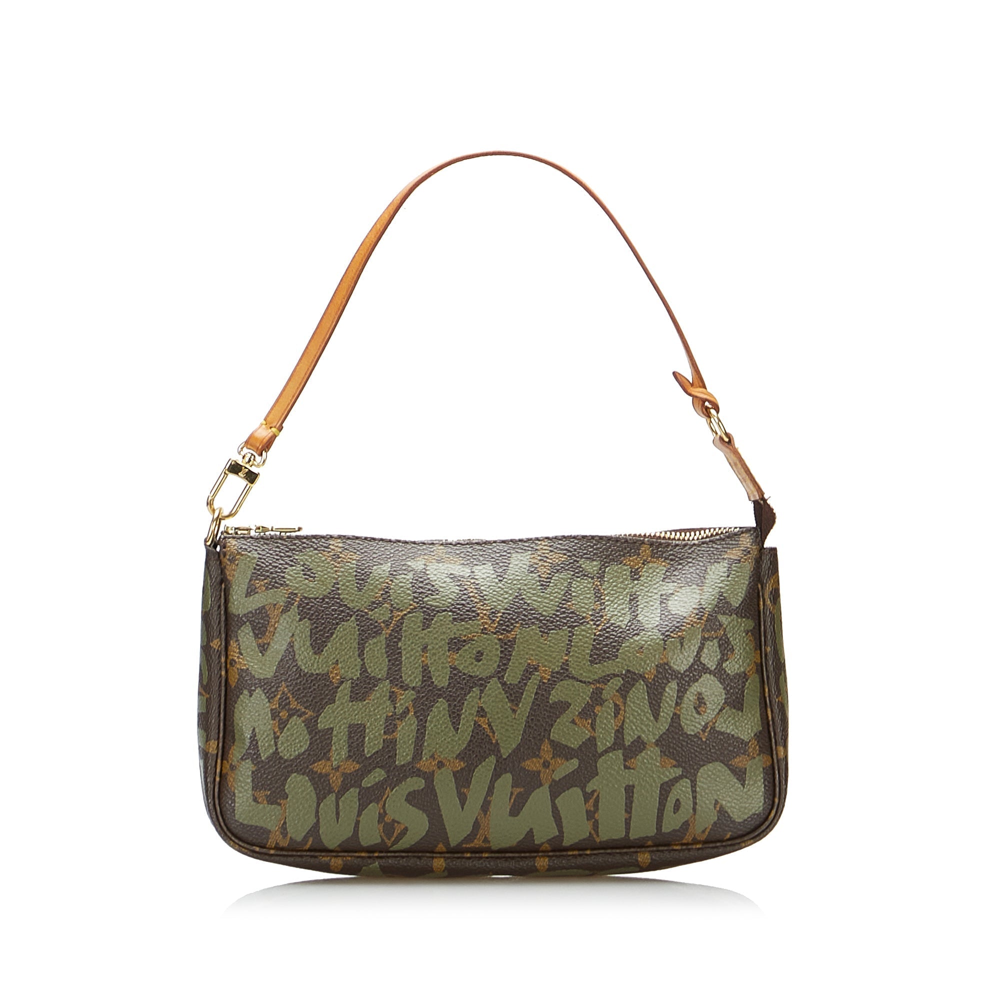 Louis Vuitton x Stephen Sprouse Pochette Accessoires Green Graffiti Monogram Canvas
