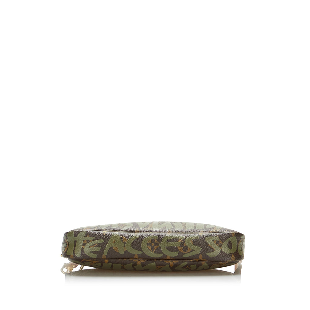Louis Vuitton x Stephen Sprouse Pochette Accessoires Green Graffiti Monogram Canvas