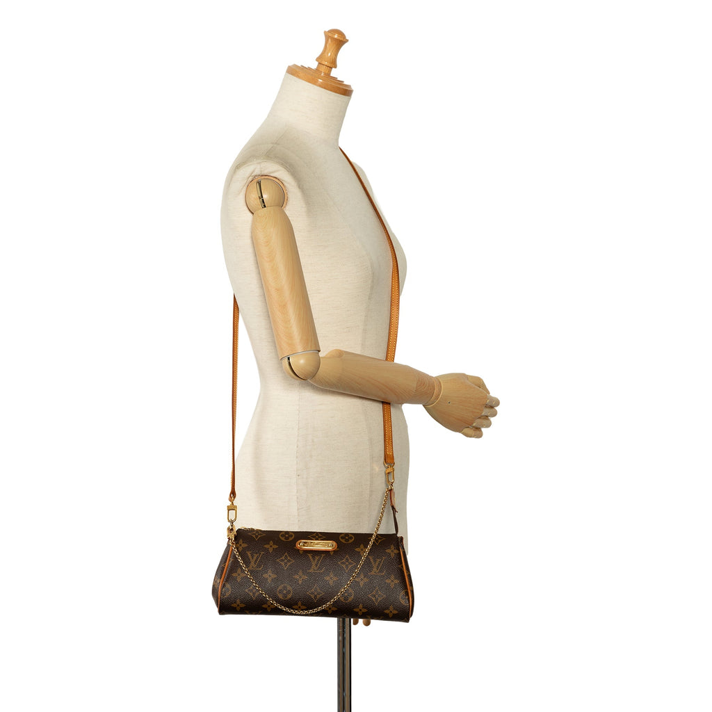 Brown Louis Vuitton Monogram Eva Satchel