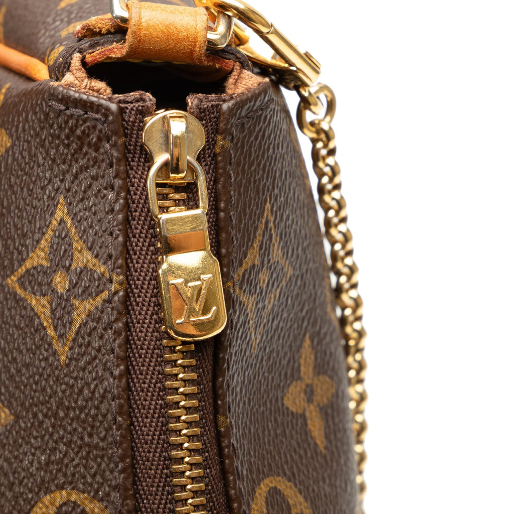 Brown Louis Vuitton Monogram Eva Satchel