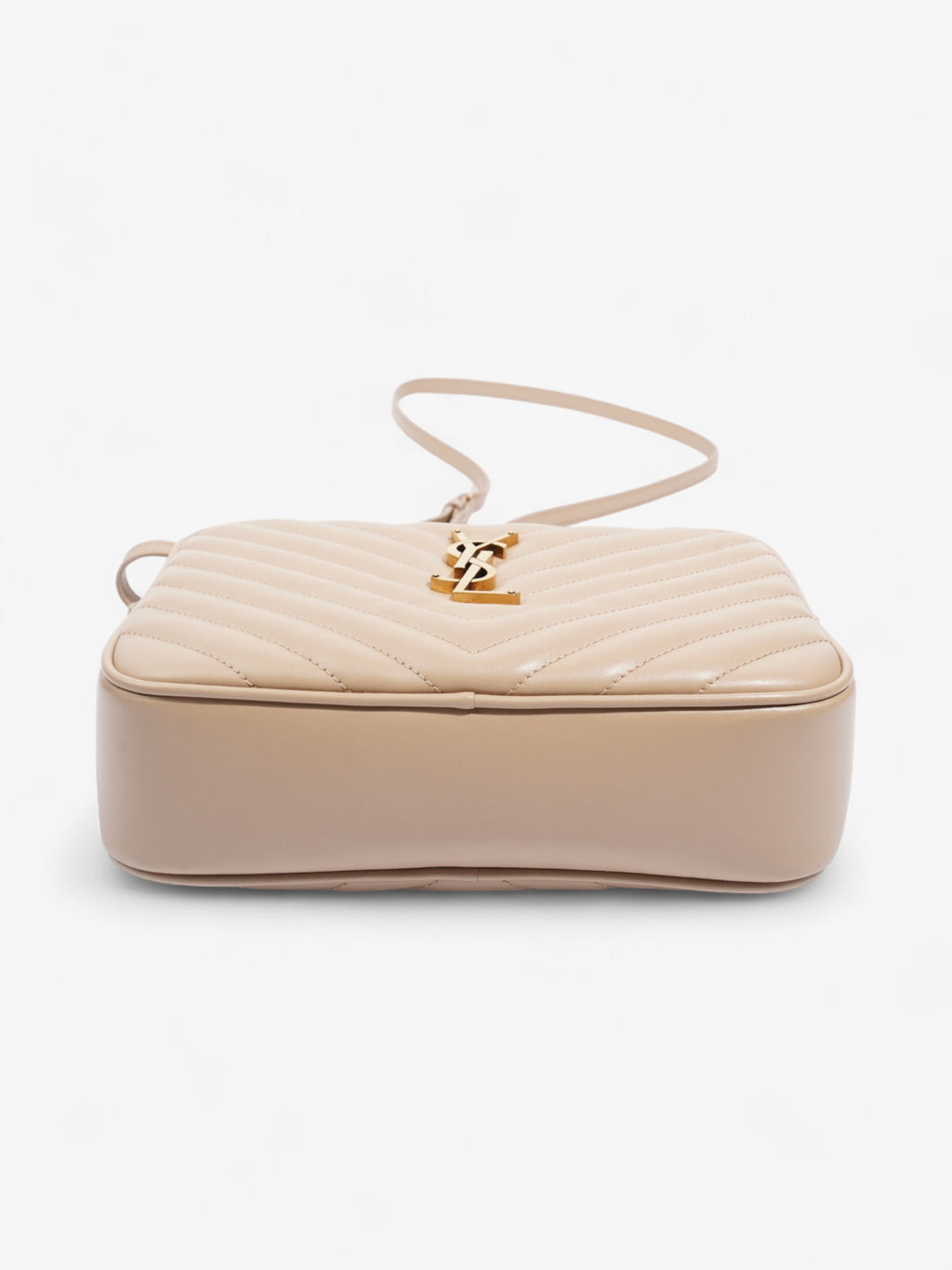 Saint Laurent Lou Camera Beige Leather
