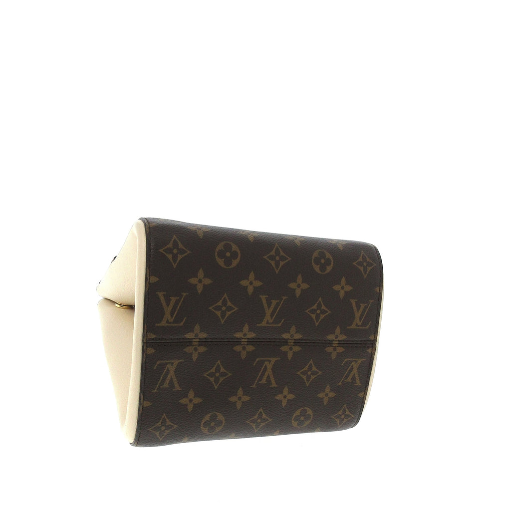Brown Louis Vuitton Monogram Fold Tote PM Satchel