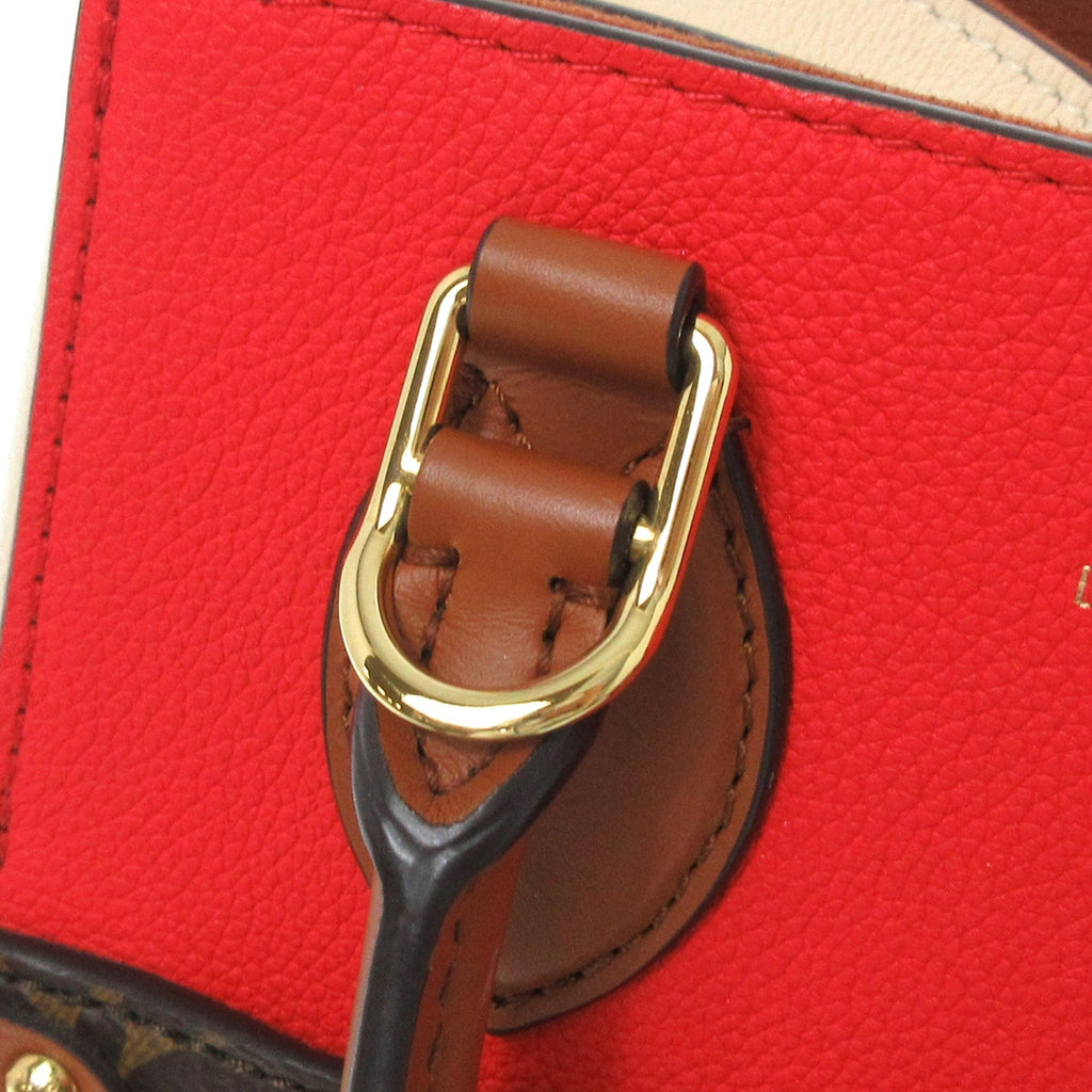 Brown Louis Vuitton Monogram Fold Tote PM Satchel