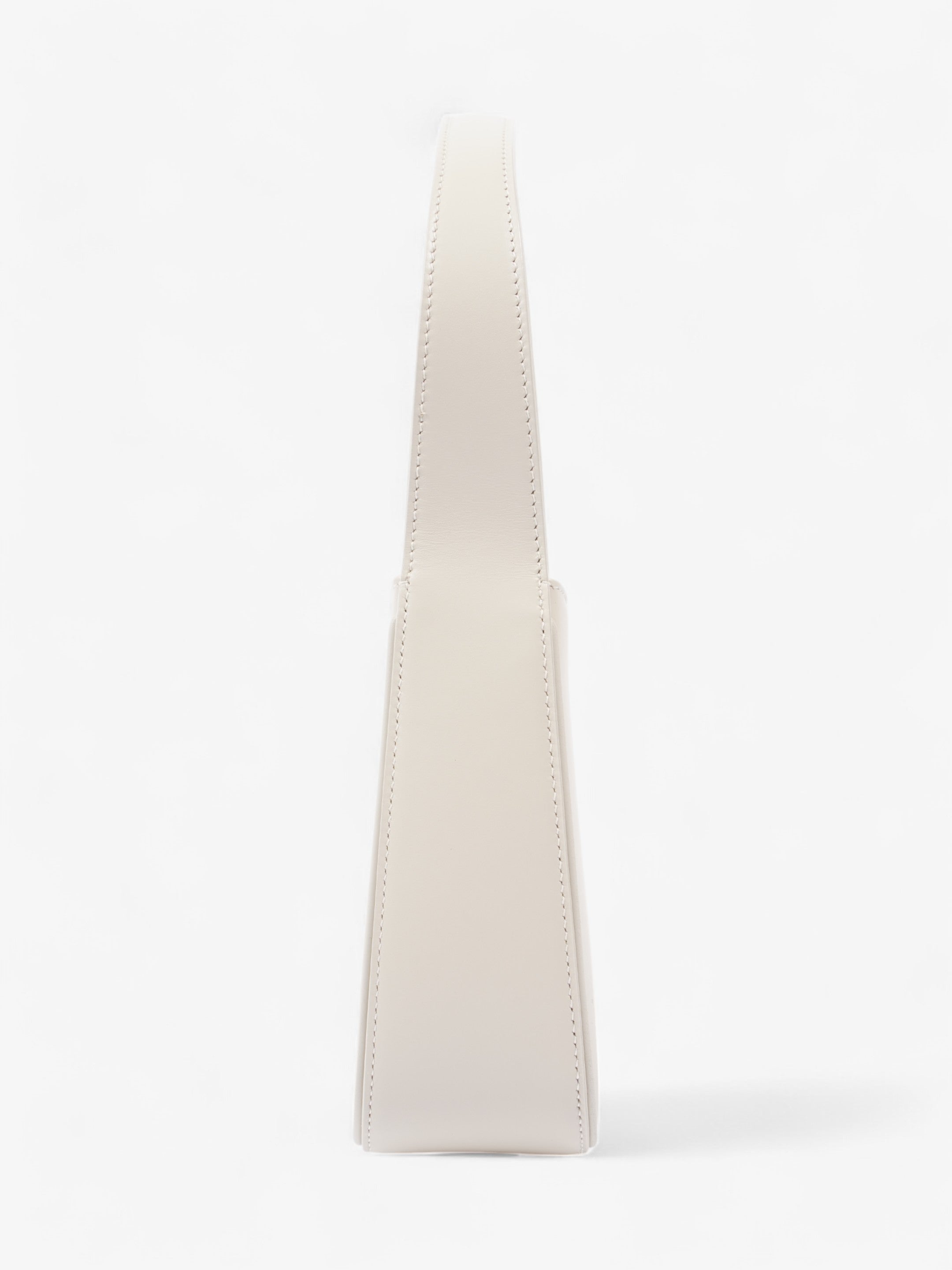 Saint Laurent Le 5 a 7 Cream Calfskin Leather