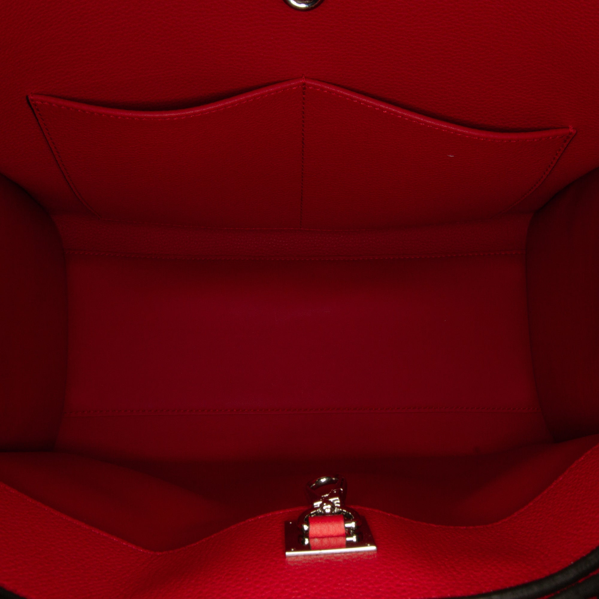 Red Louis Vuitton City Steamer MM Satchel