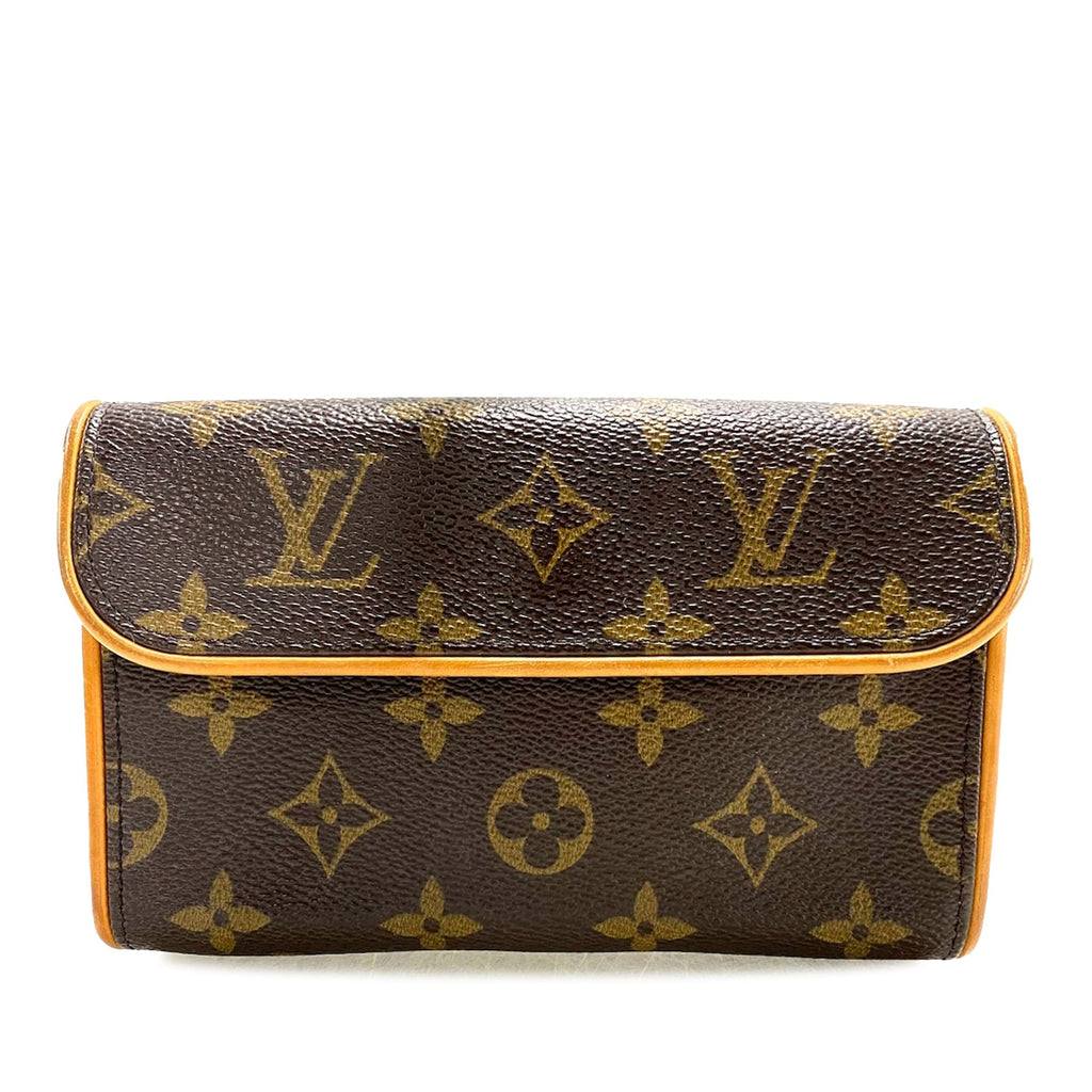 Brown Louis Vuitton Monogram Pochette Florentine Belt Bag