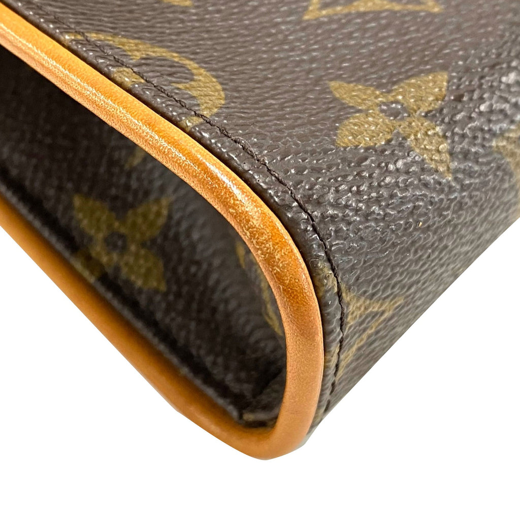 Brown Louis Vuitton Monogram Pochette Florentine Belt Bag