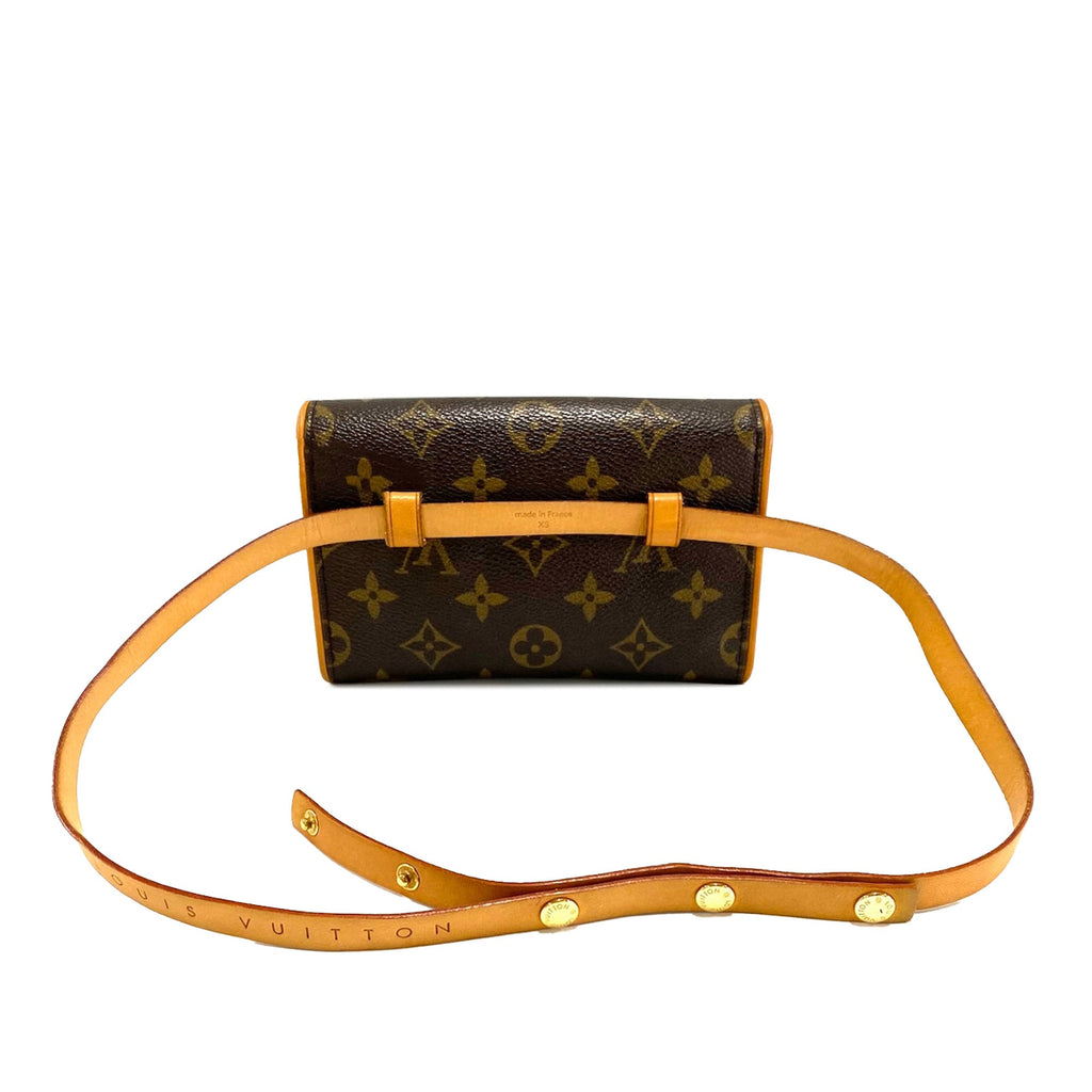 Brown Louis Vuitton Monogram Pochette Florentine Belt Bag