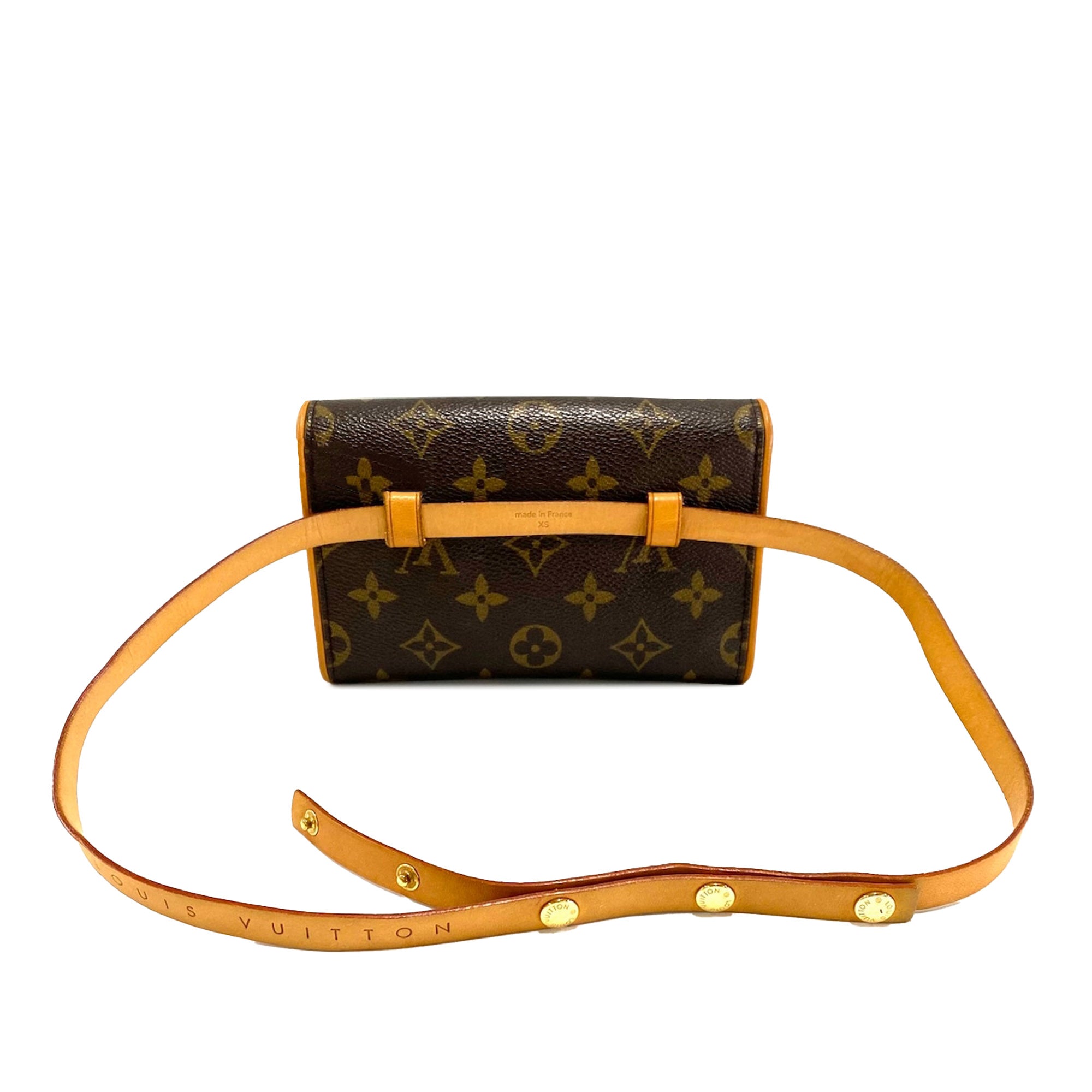 Brown Louis Vuitton Monogram Pochette Florentine Belt Bag