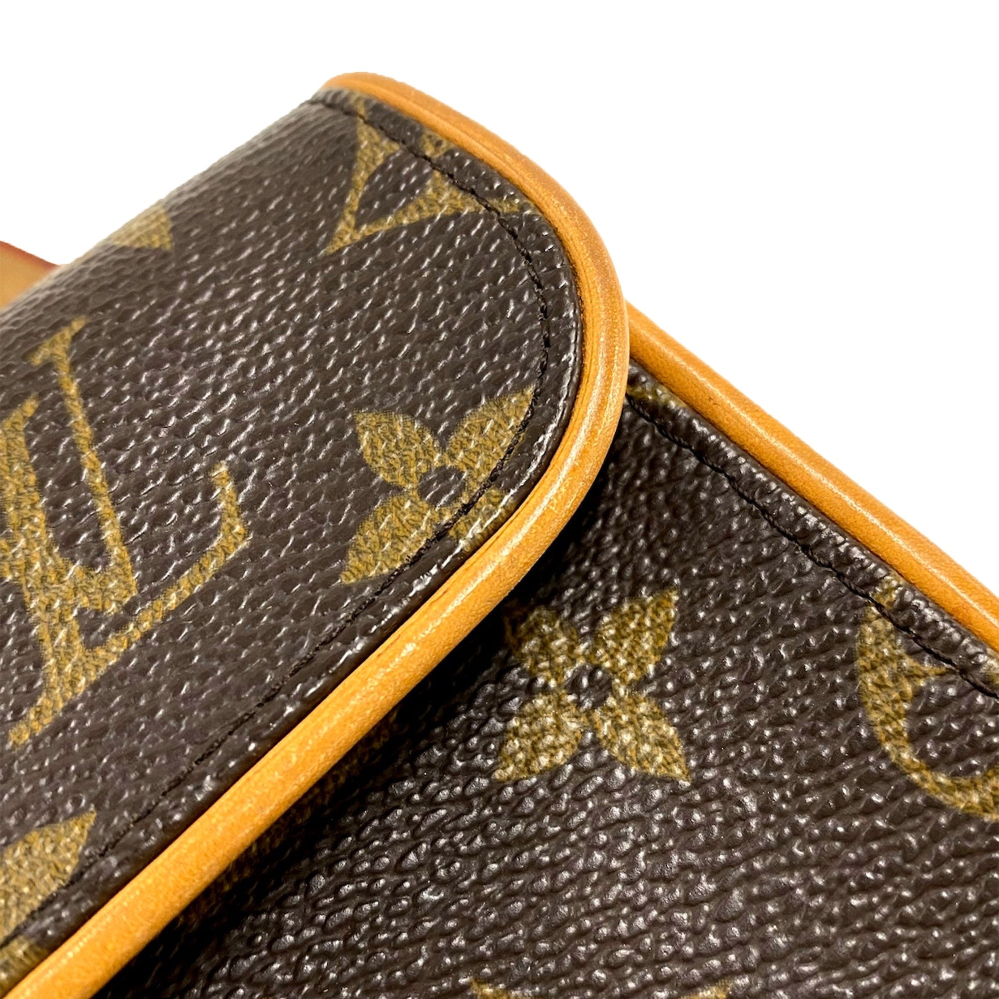 Brown Louis Vuitton Monogram Pochette Florentine Belt Bag