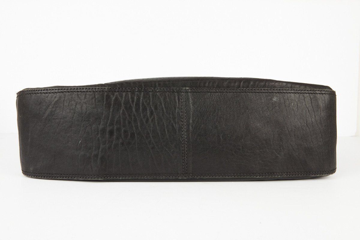 Fendi Black Leather "B Bag"