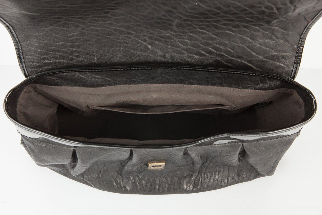 Fendi Black Leather "B Bag"